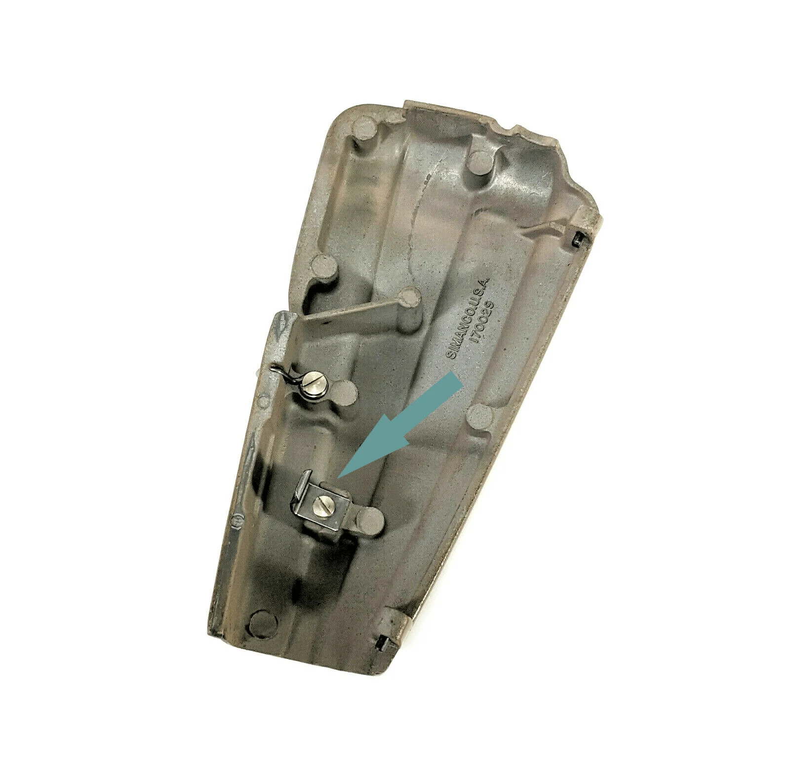 Singer 301 404 Sewing Machine Nose Cover Face Plate Catch Clip Simanco 170030 - Image 2