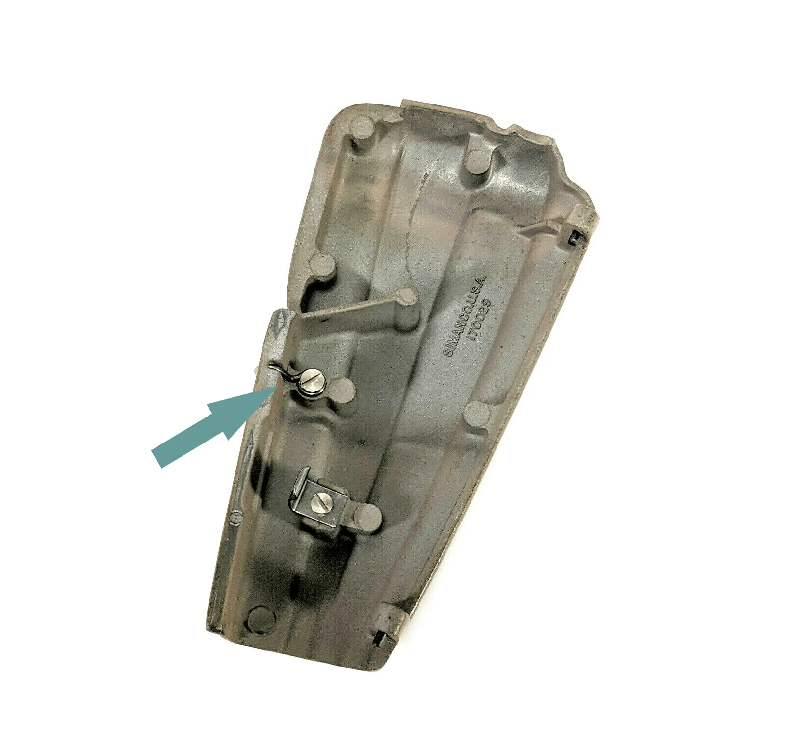 Singer 301 301A Sewing Machine Nose Cover Face Plate Thread Guide Simanco 170033 - Image 2