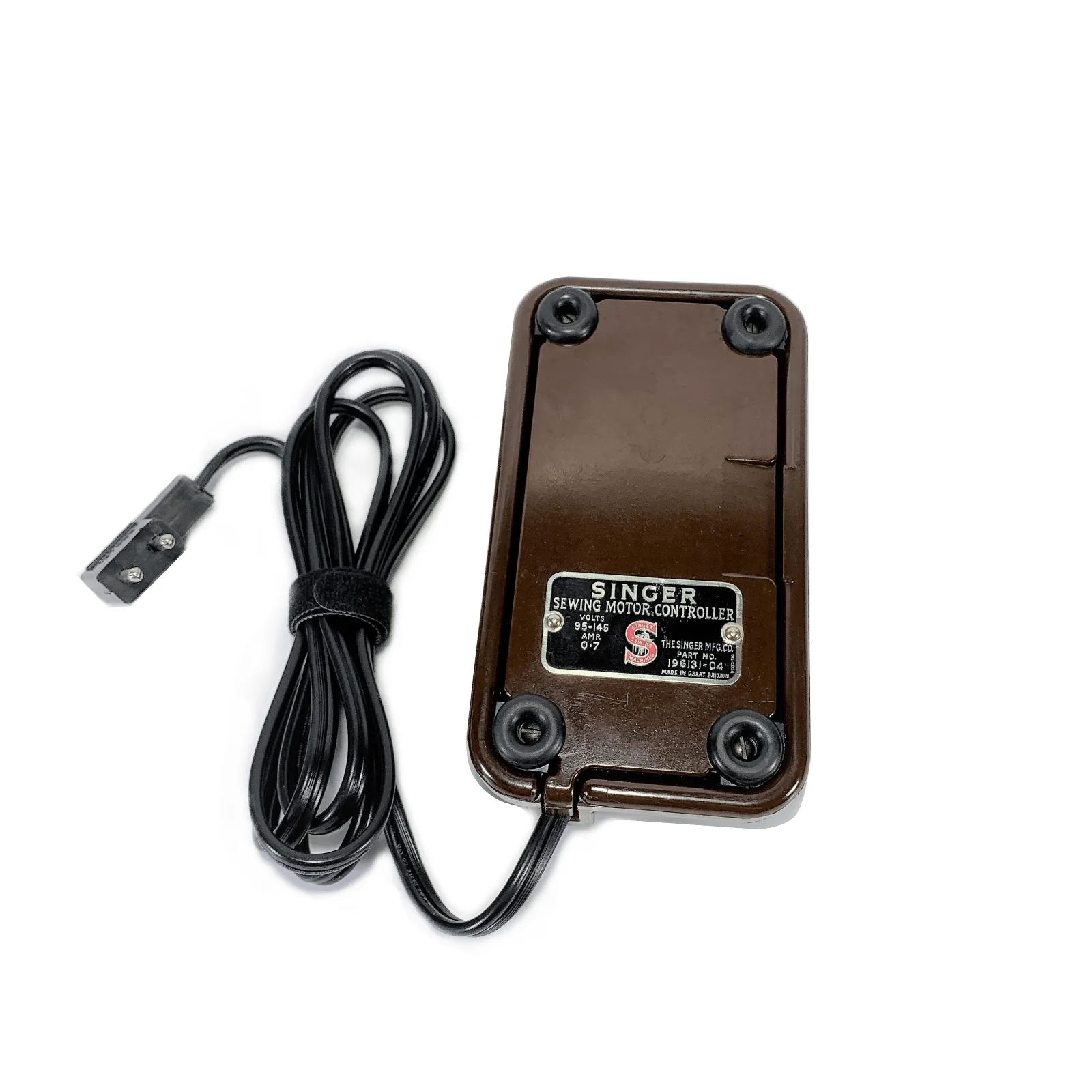 Singer 301 401 403 404 Sewing Machine Brown Bakelite Foot Pedal Speed Controller Re-Wired - Image 3