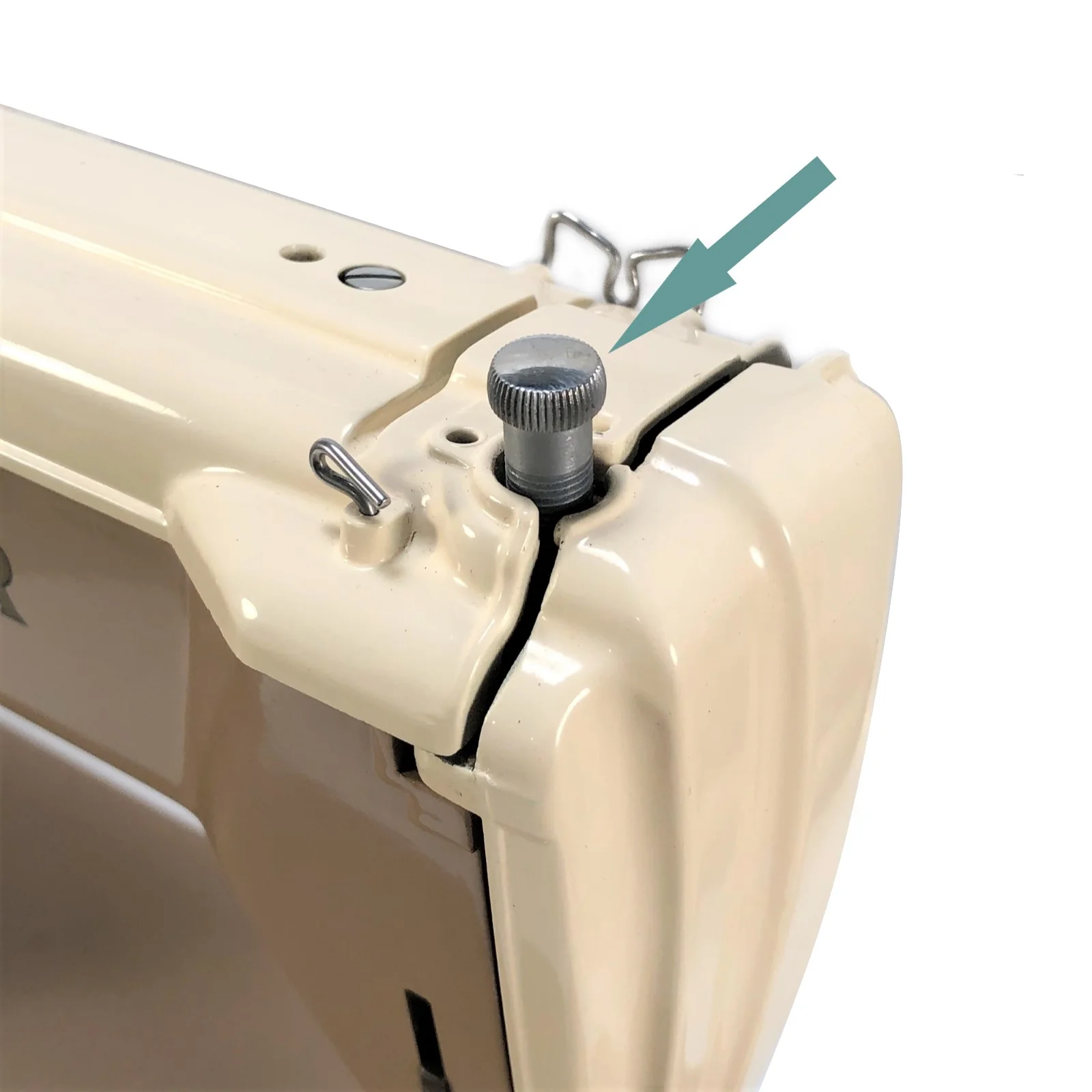 Singer 301 404 Sewing Machine Presser Bar Pressure Regulating Thumb Screw Knob 140586 - Image 3