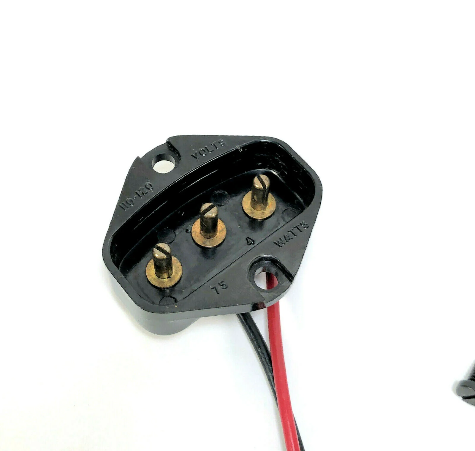 Singer 301 Sewing Machine Terminal 3 Pin Prong Plug Power Connector w Motor Leads - Image 2