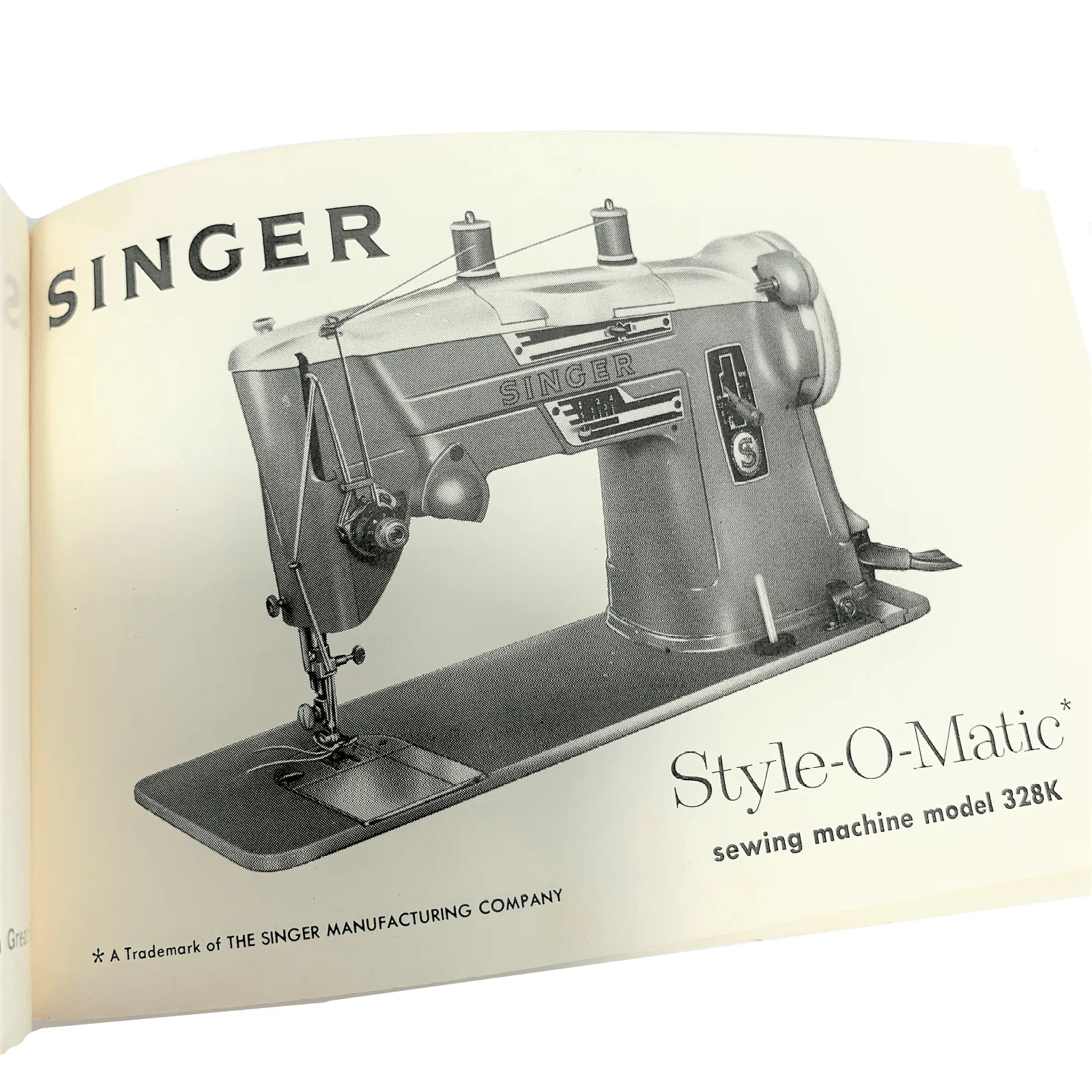 Singer 328K Style-O-Matic Sewing Machine Instruction Manual Vintage Original 1961 - Image 2