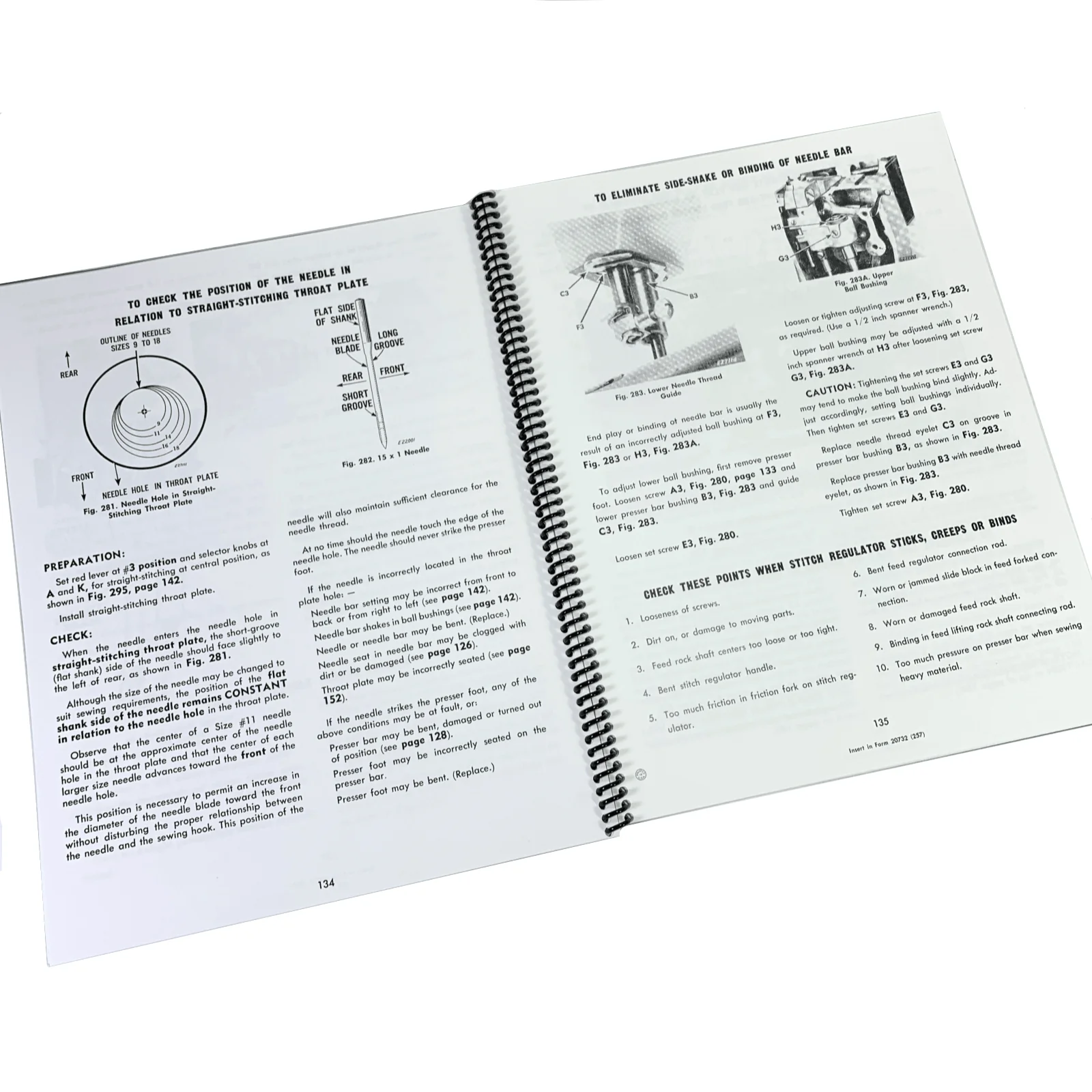 Singer 401 Slant-o-Matic Sewing Machine Adjusters Service Repair Manual w Parts List NEW - Image 3