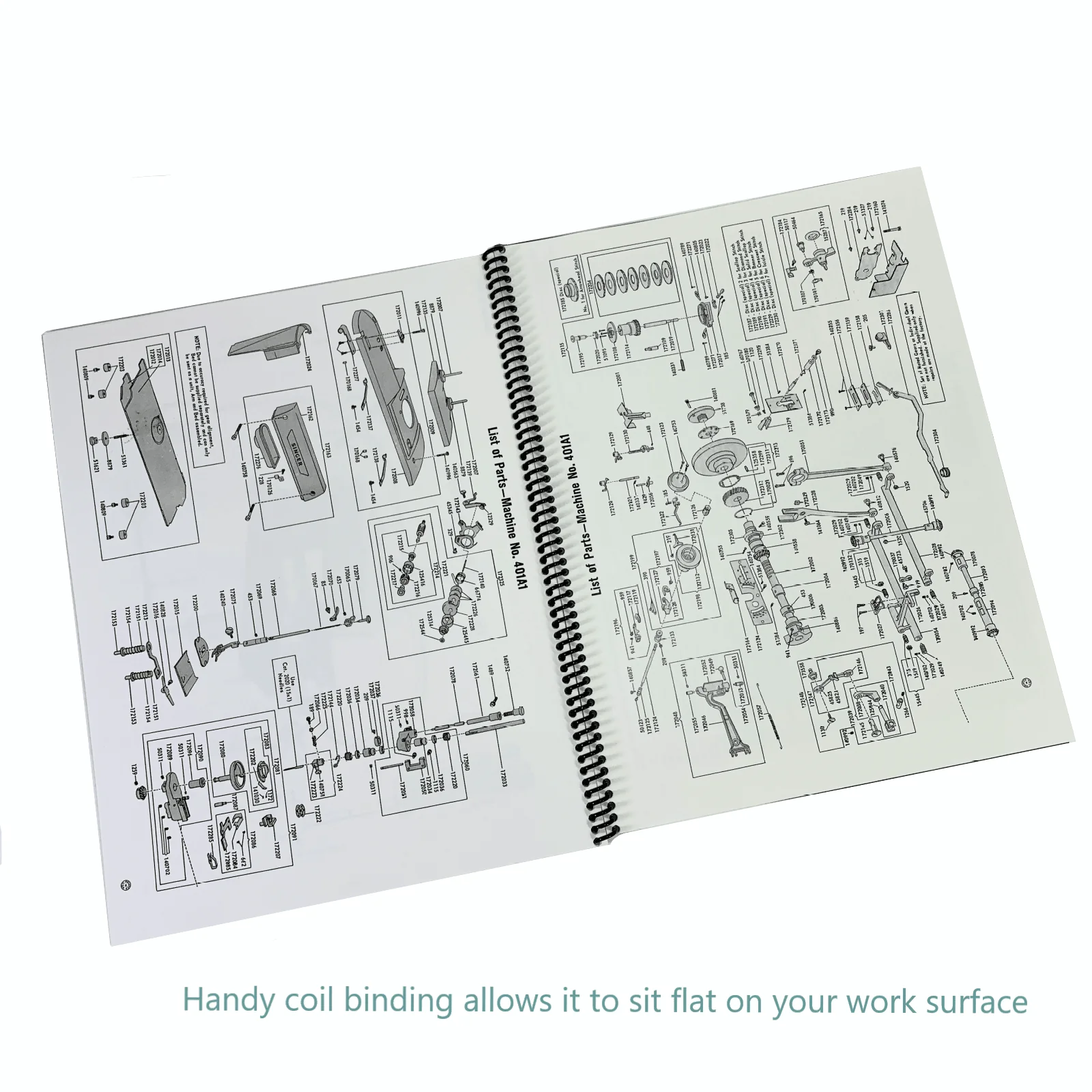 Singer 401 Slant-o-Matic Sewing Machine Adjusters Service Repair Manual w Parts List NEW - Image 6