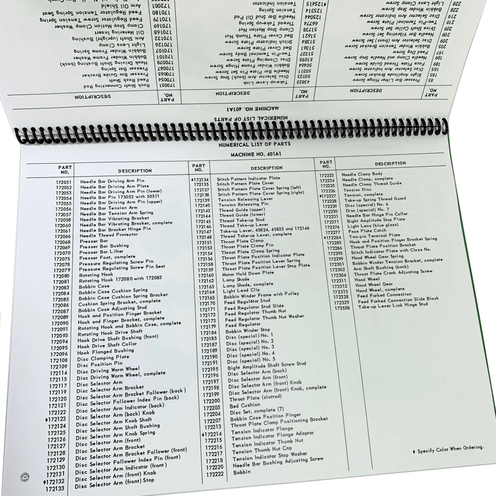 Singer 401 Slant-o-Matic Sewing Machine Adjusters Service Repair Manual w Parts List NEW - Image 7
