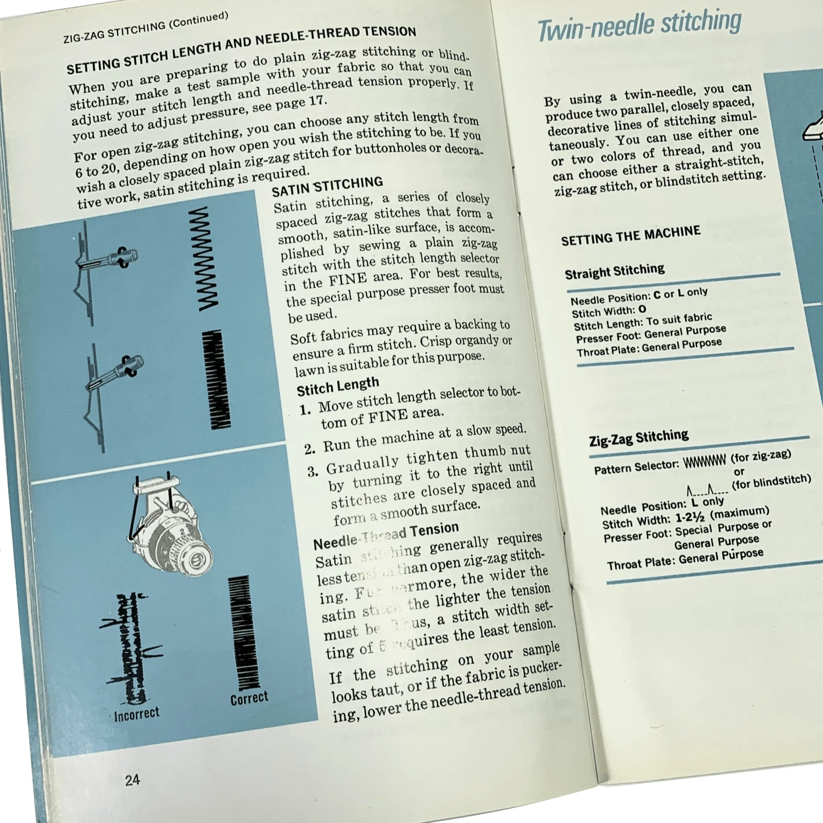 Singer 457 Stylist Sewing Machine Instruction Manual Vintage Original 1969 - Image 2
