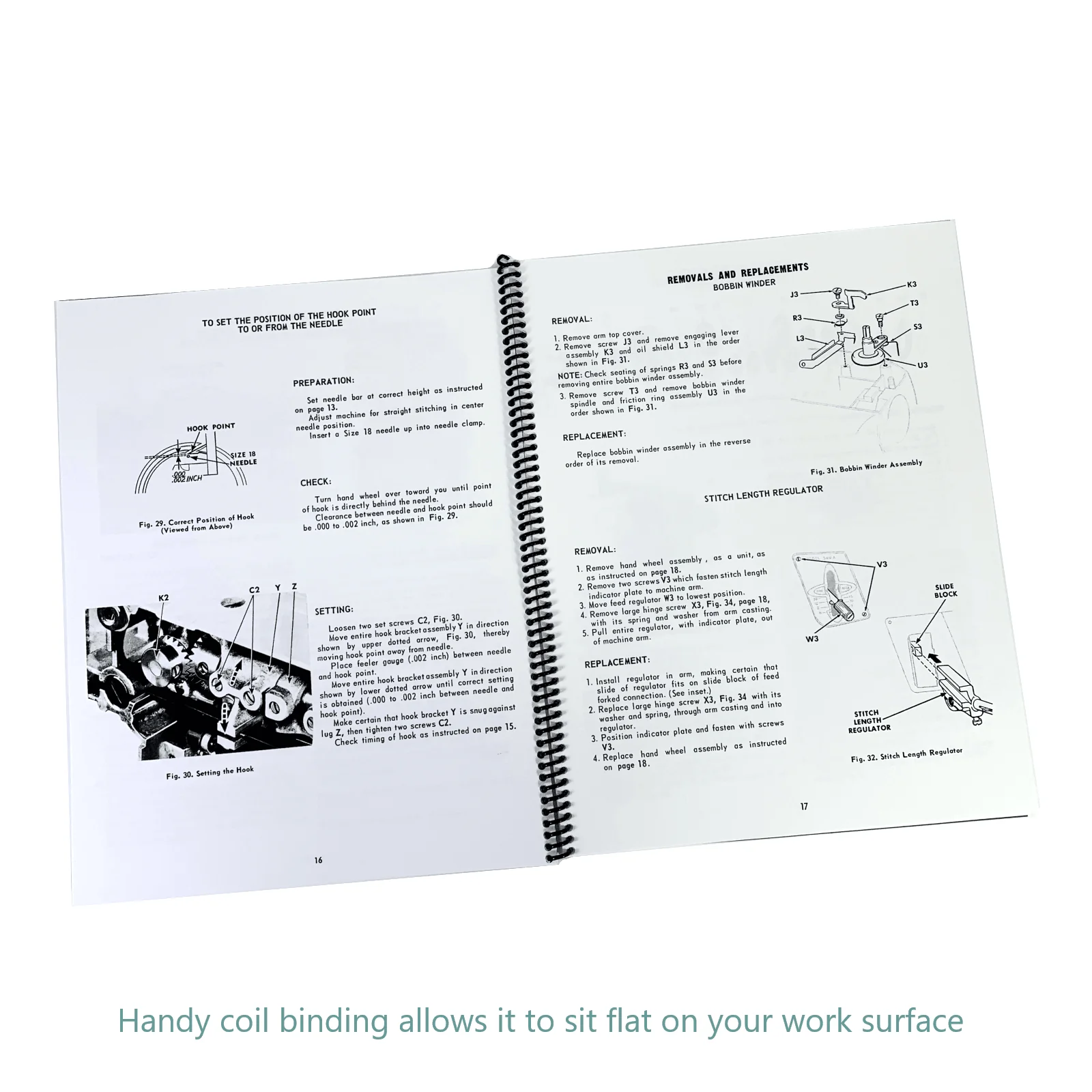 Singer 500 503 Rocketeer Sewing Machine Adjusters Service Repair Manual w Parts List NEW - Image 4