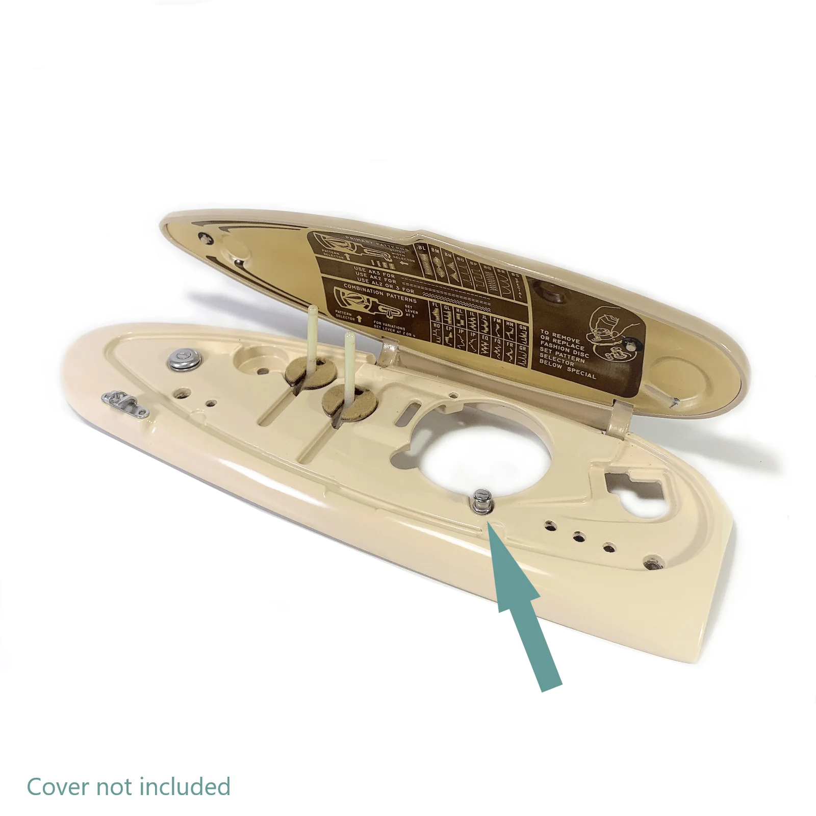 Singer 500 503A Rocketeer Sewing Machine Bobbin Winder Thread Post Simanco 172559 - Image 3