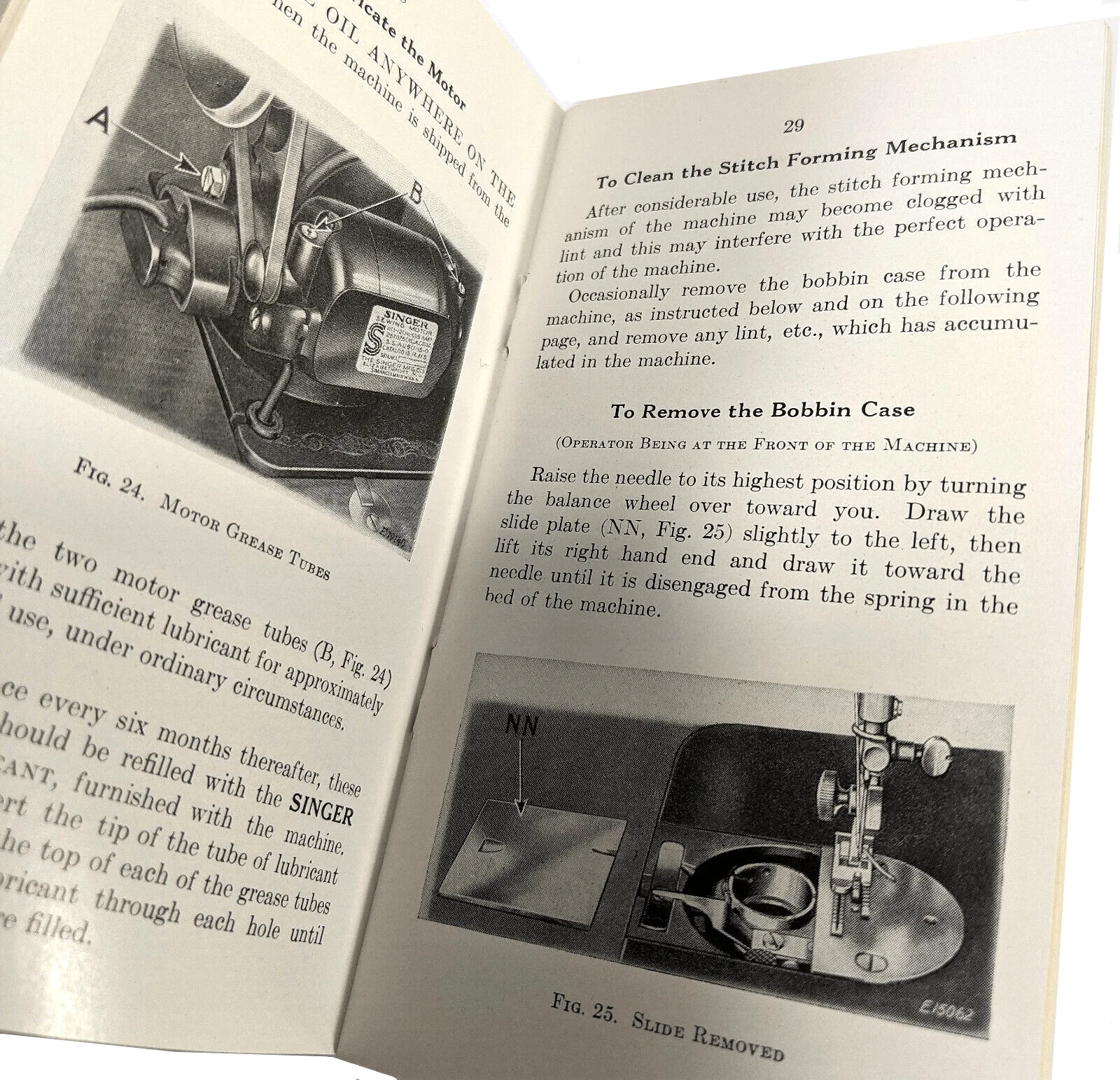 Singer 66-16 Sewing Machine Instruction Manual Vintage Original 1950 - Image 3