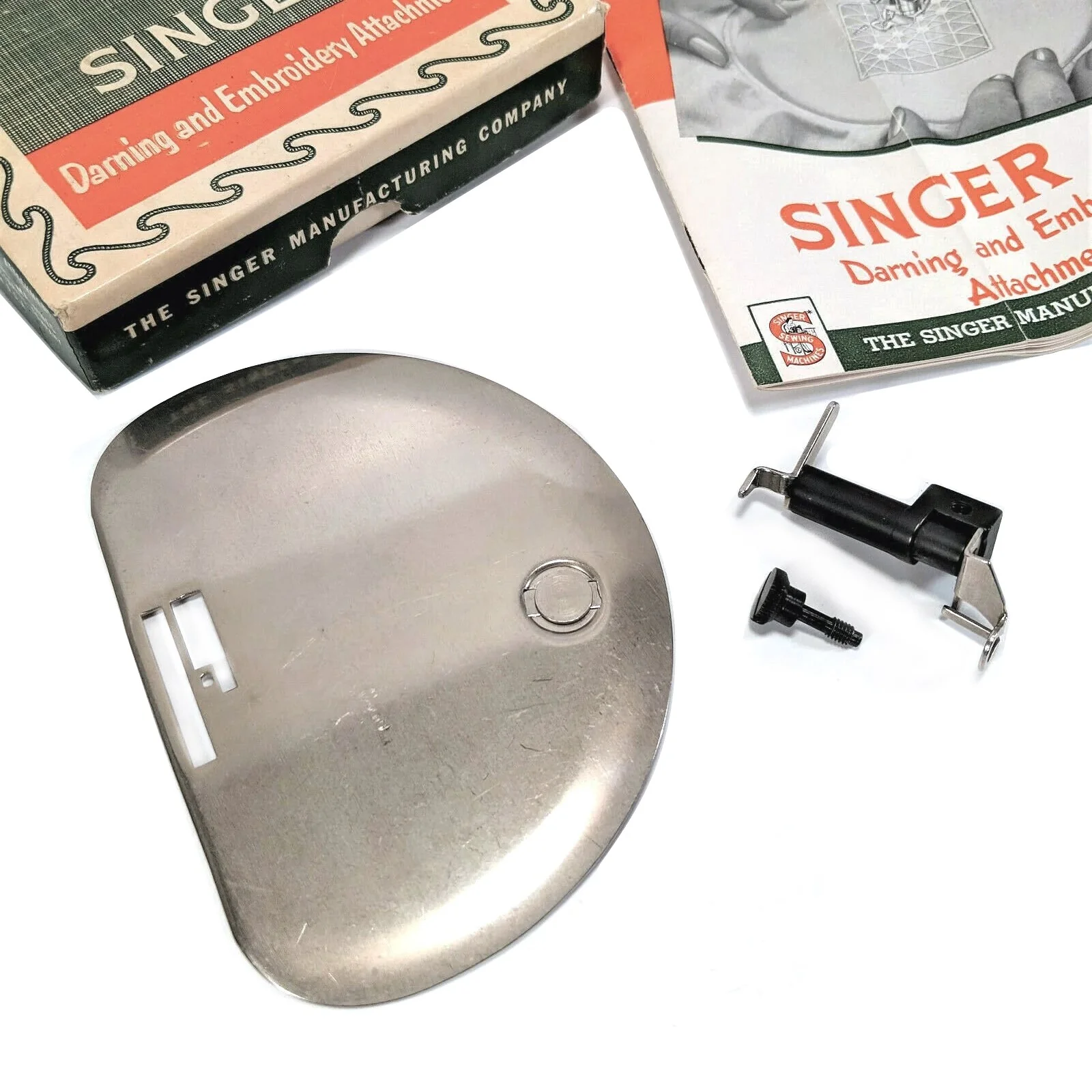 Singer 66 99 201 Sewing Machine Darning and Embroidery Attachment Set 160720 - Image 2