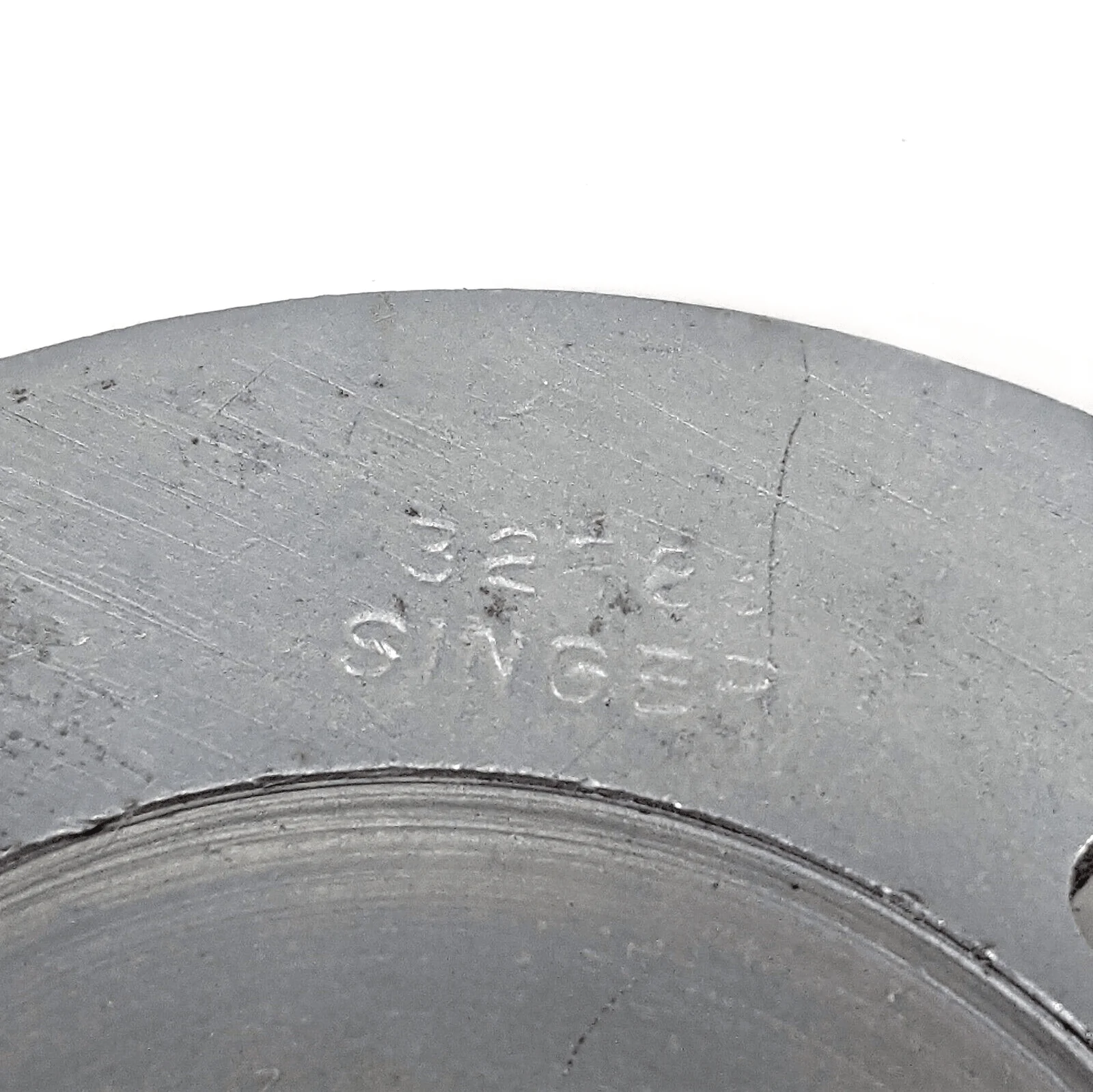 Singer 66 99 Sewing Machine Graduated Throat Needle Plate Simanco 32783 Satin Finish - Image 3