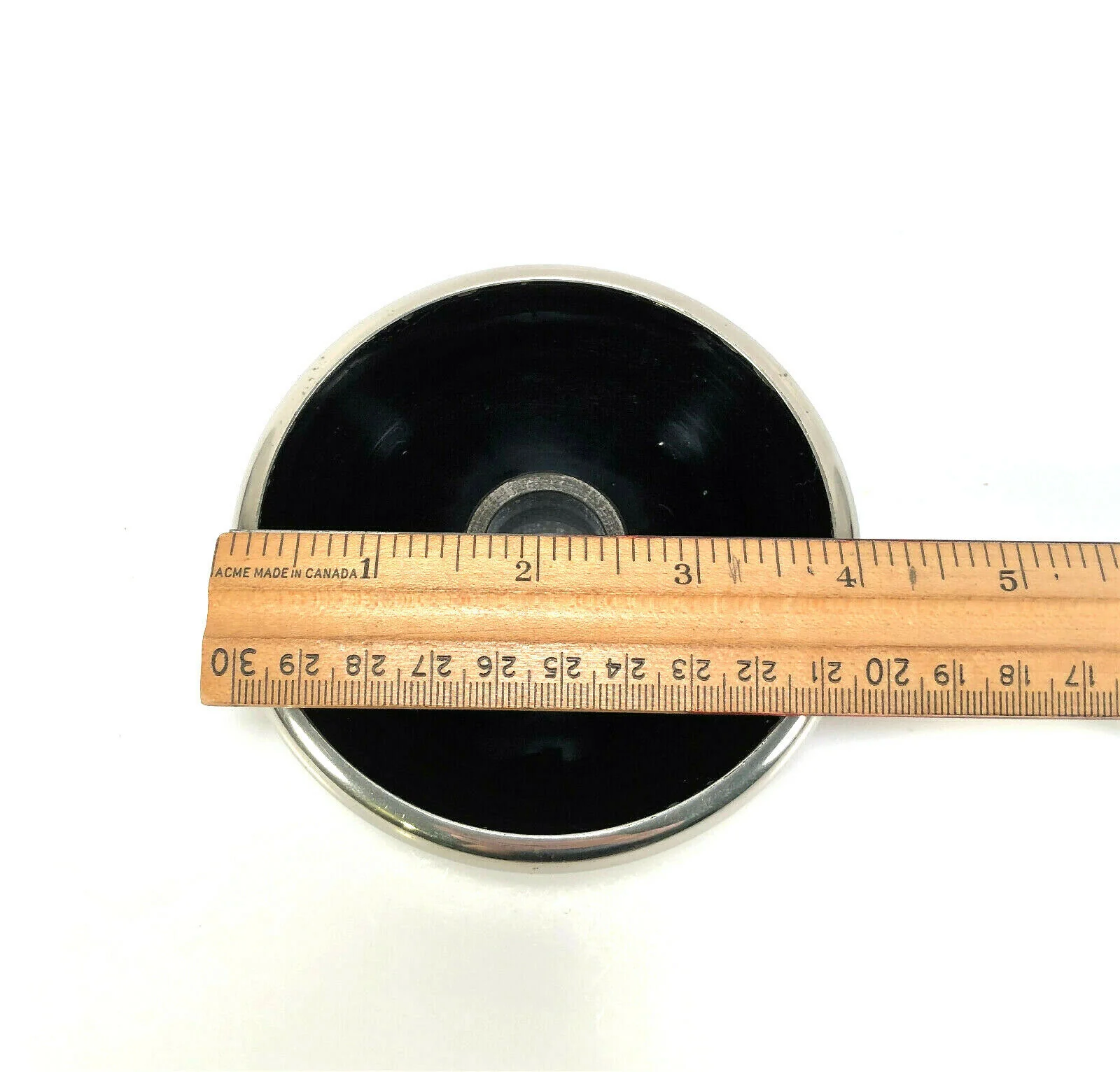 Singer 66 99 Sewing Machine Solid Nickel Rim Hand Balance Wheel 4" Simanco - Image 4