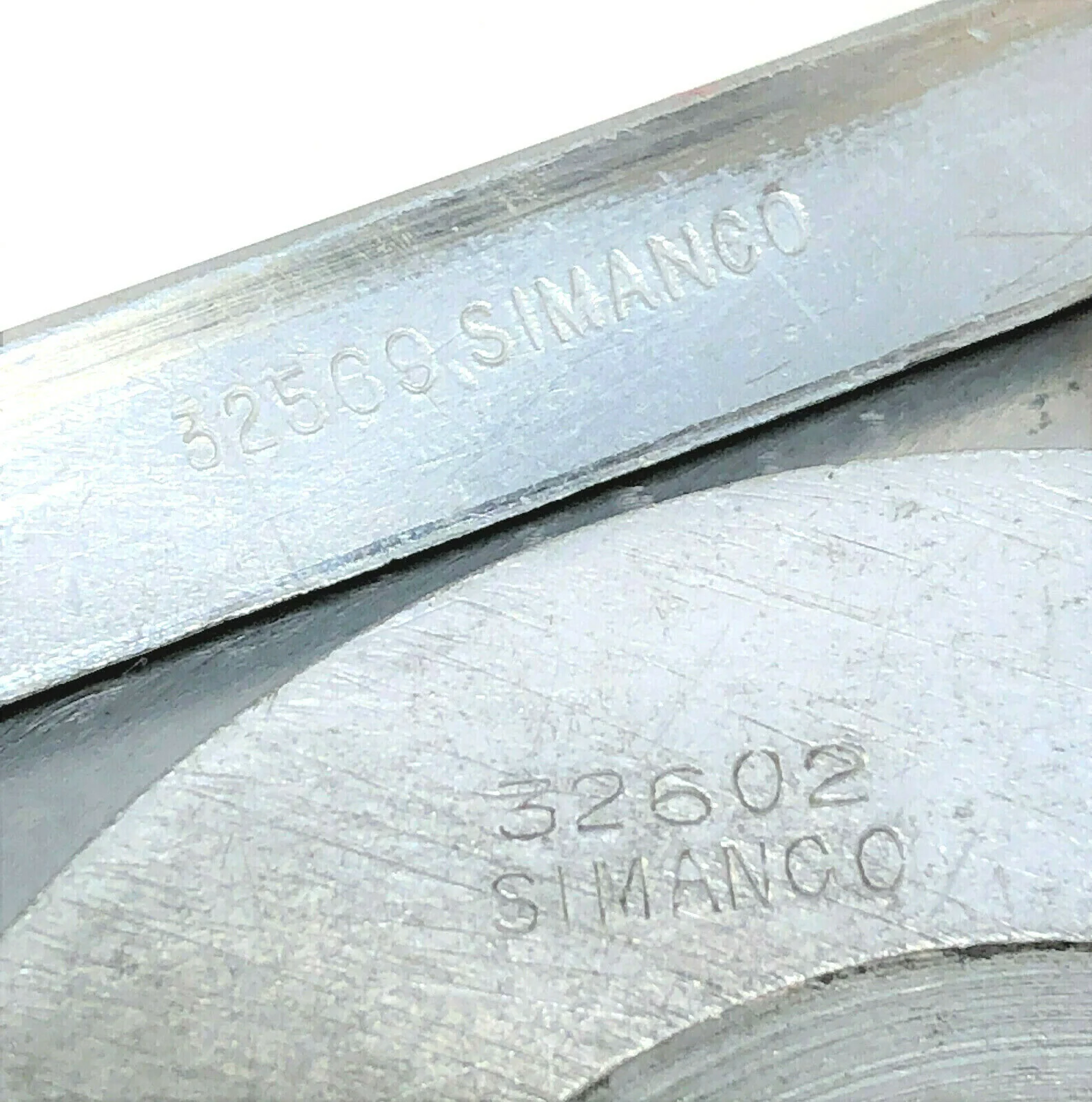 Singer 66 99 Sewing Machine Throat and Slide Plate Set in Chrome Simanco 32602 32569 - Image 5