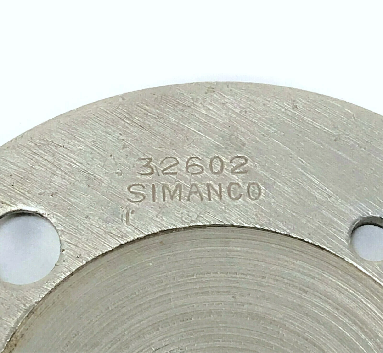 Singer 66 99 Sewing Machine Throat Needle Plate Simanco 32602 Chrome - Image 2
