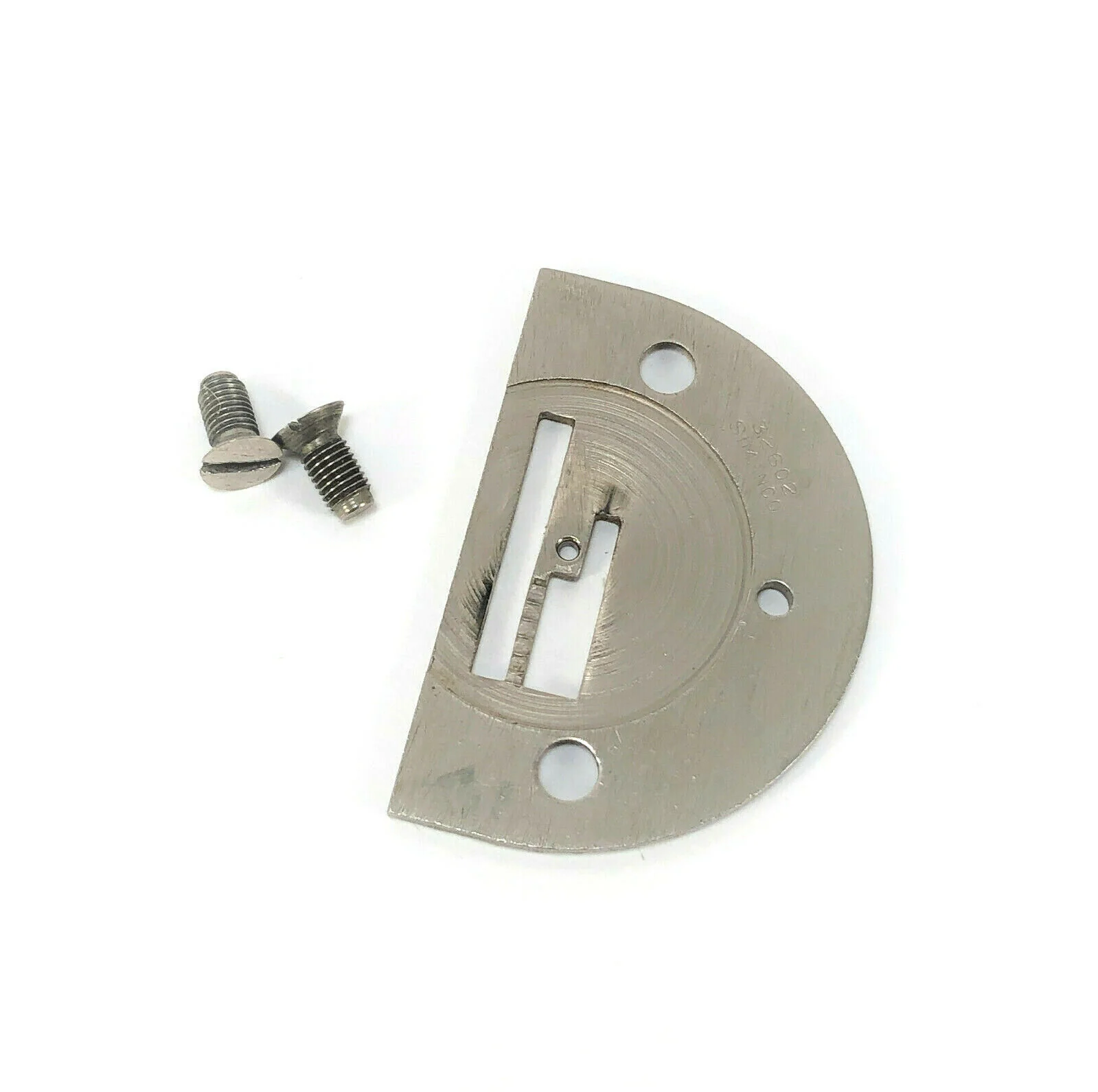 Singer 66 99 Sewing Machine Throat Needle Plate Simanco 32602 Nickel - Image 2