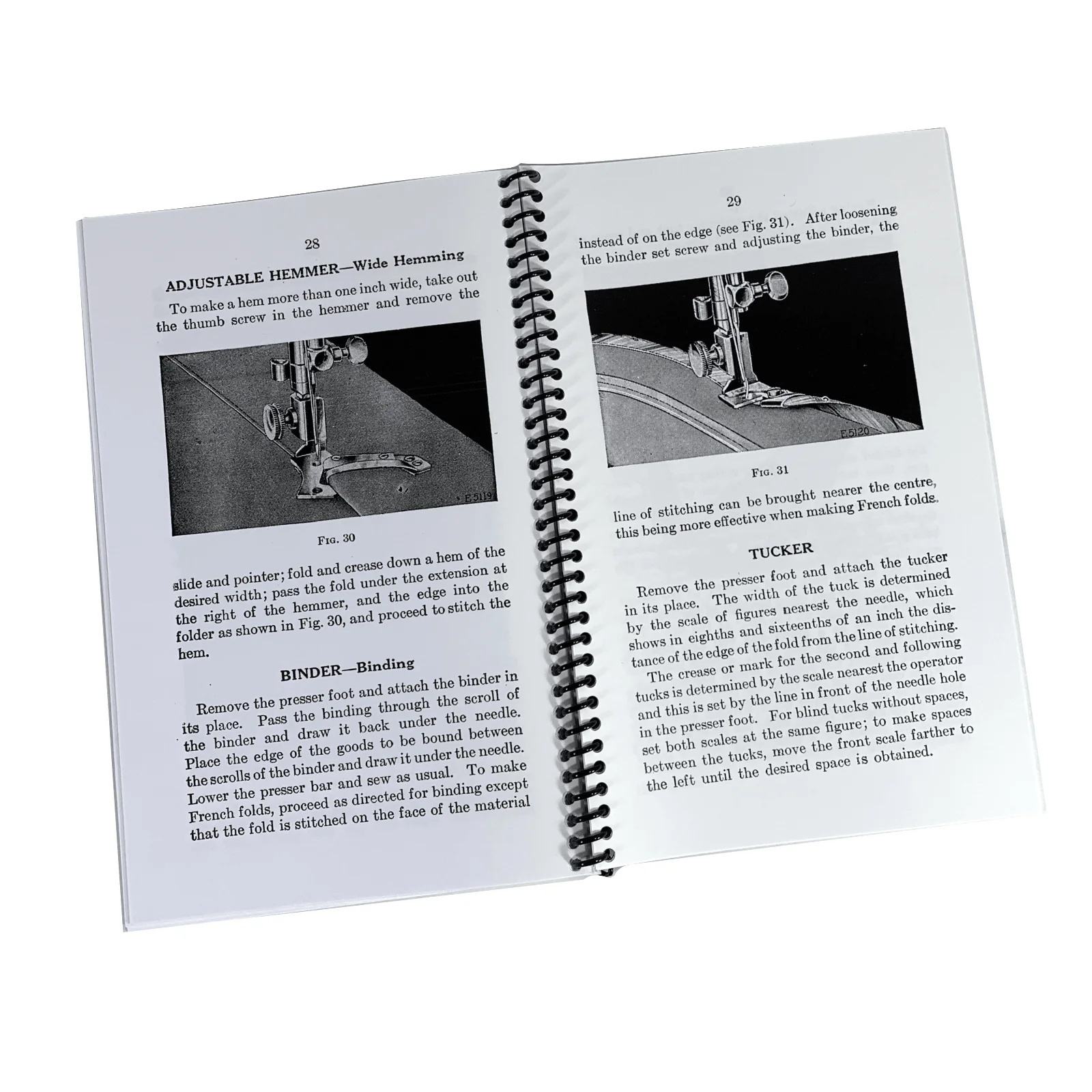 Singer 66 Red Eye Treadle Sewing Machine Instruction Manual Coil Bound - Image 4