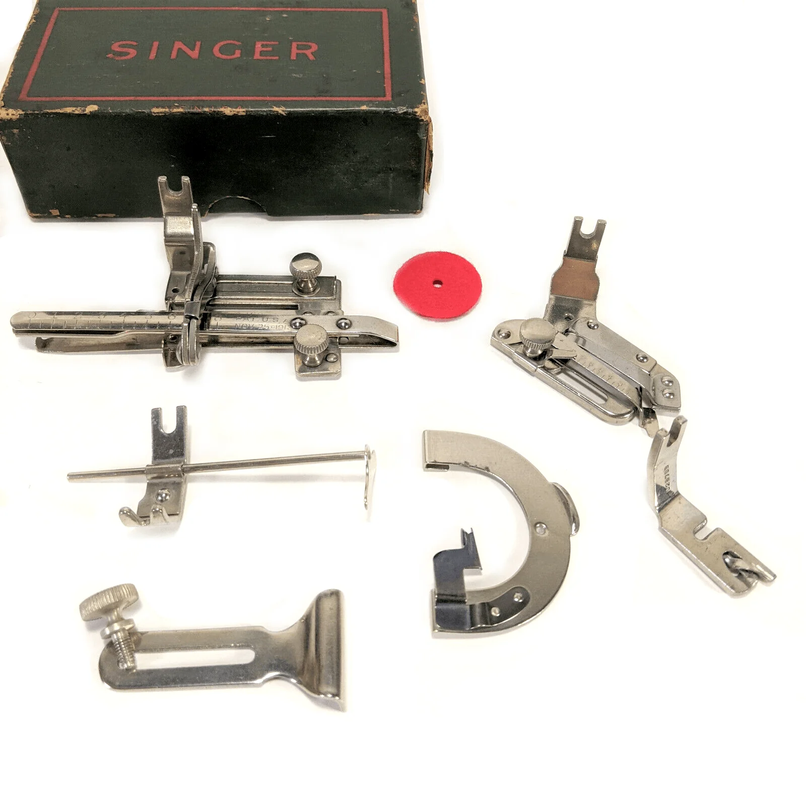 Singer 66 Sewing Machine Rear Back Clamping Presser Foot Attachment Set Simanco - Image 3