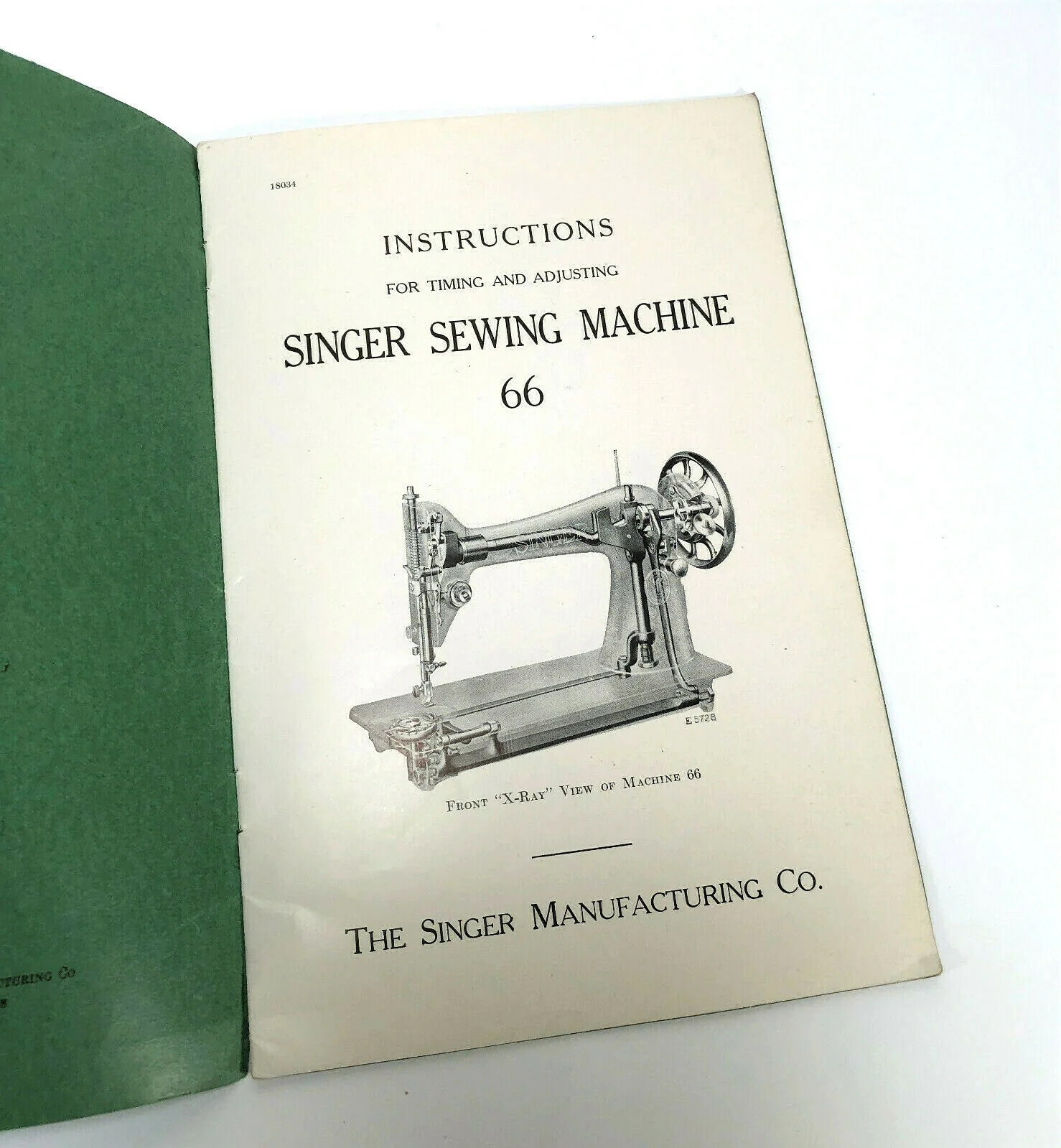 Singer 66 Sewing Machine Timing and Adjusting Adjusters Instruction Manual Vintage Original - Image 3