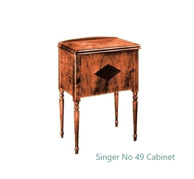 Singer 99 128 Sewing Machine No 49 Cabinet Mounted Knee Lever Simanco 194472 - Image 3