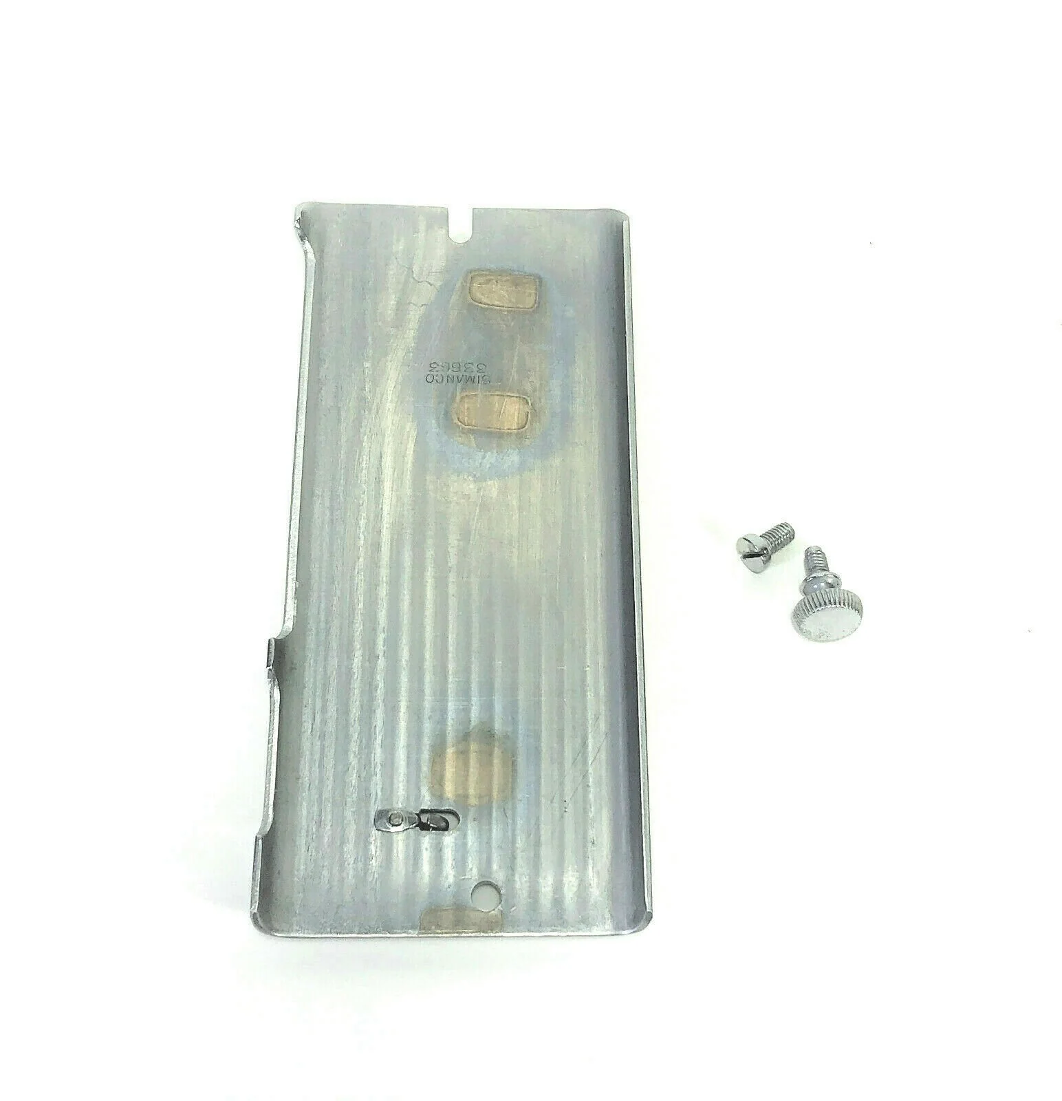 Singer 99 99K Sewing Machine Striated Faceplate Side Face Plate Simanco 33663 - Image 2