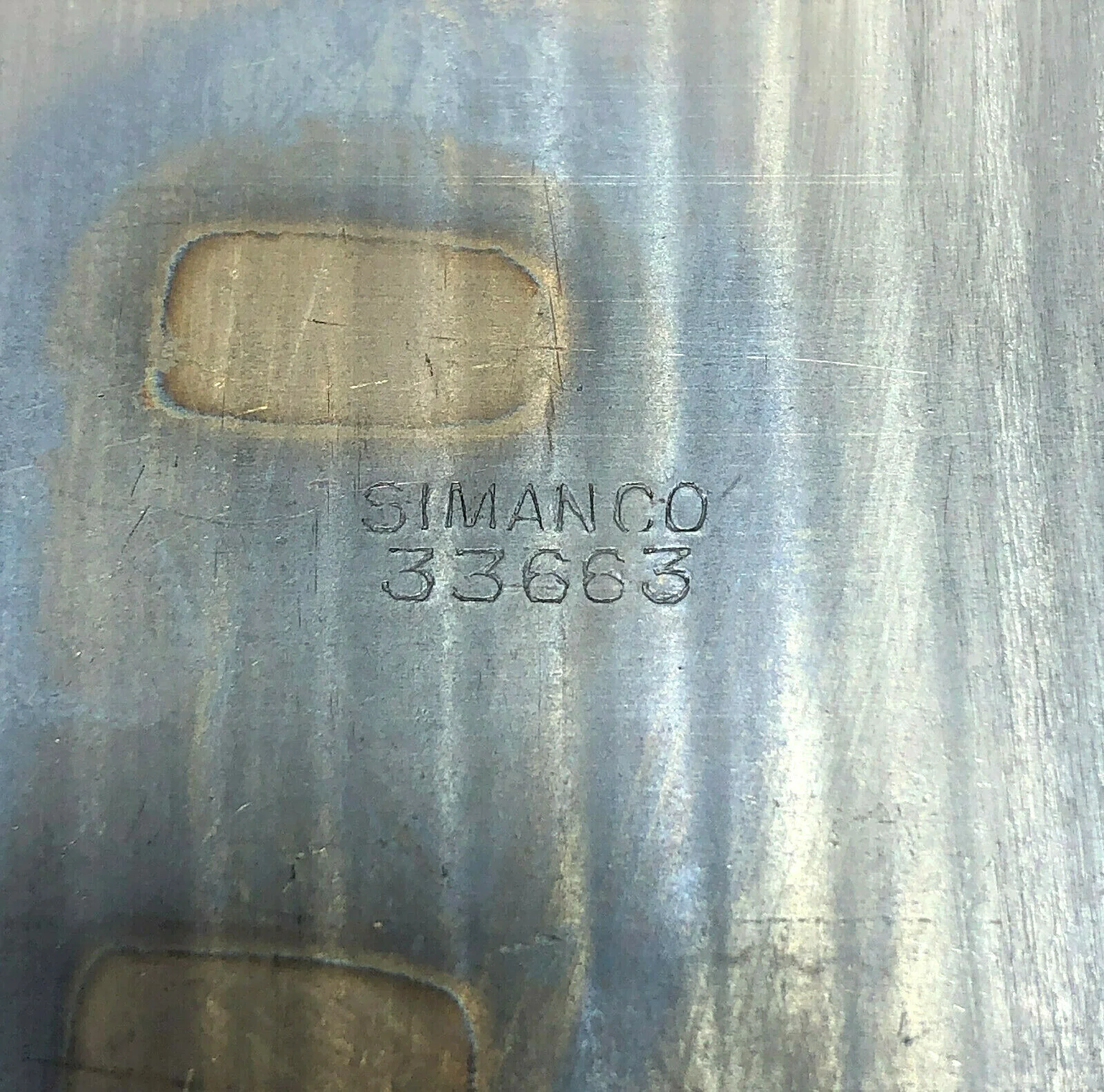 Singer 99 99K Sewing Machine Striated Faceplate Side Face Plate Simanco 33663 - Image 3