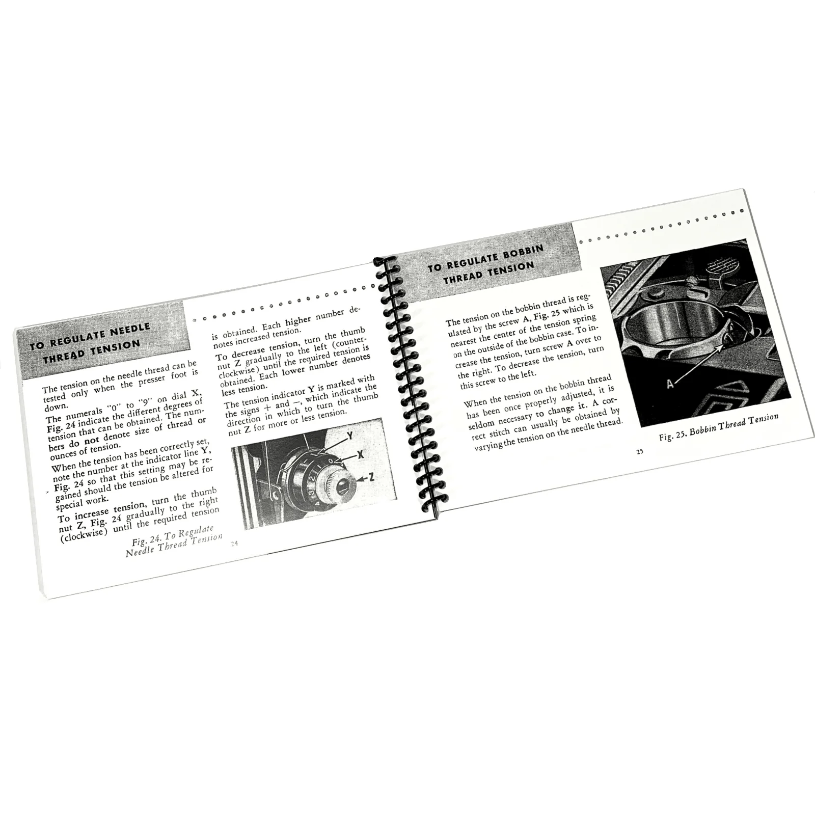 New Singer 99K 99-31 Sewing Machine Instruction Manual Coil Bound - Image 4