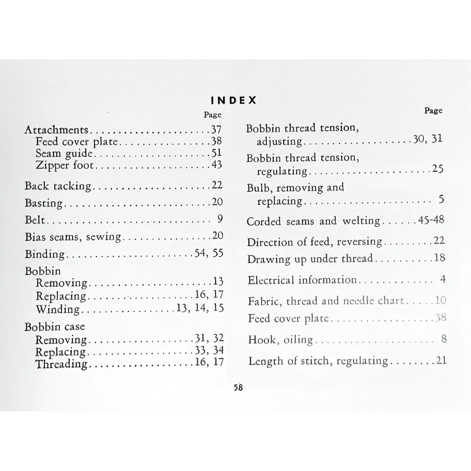 New Singer 99K 99-31 Sewing Machine Instruction Manual Coil Bound - Image 6