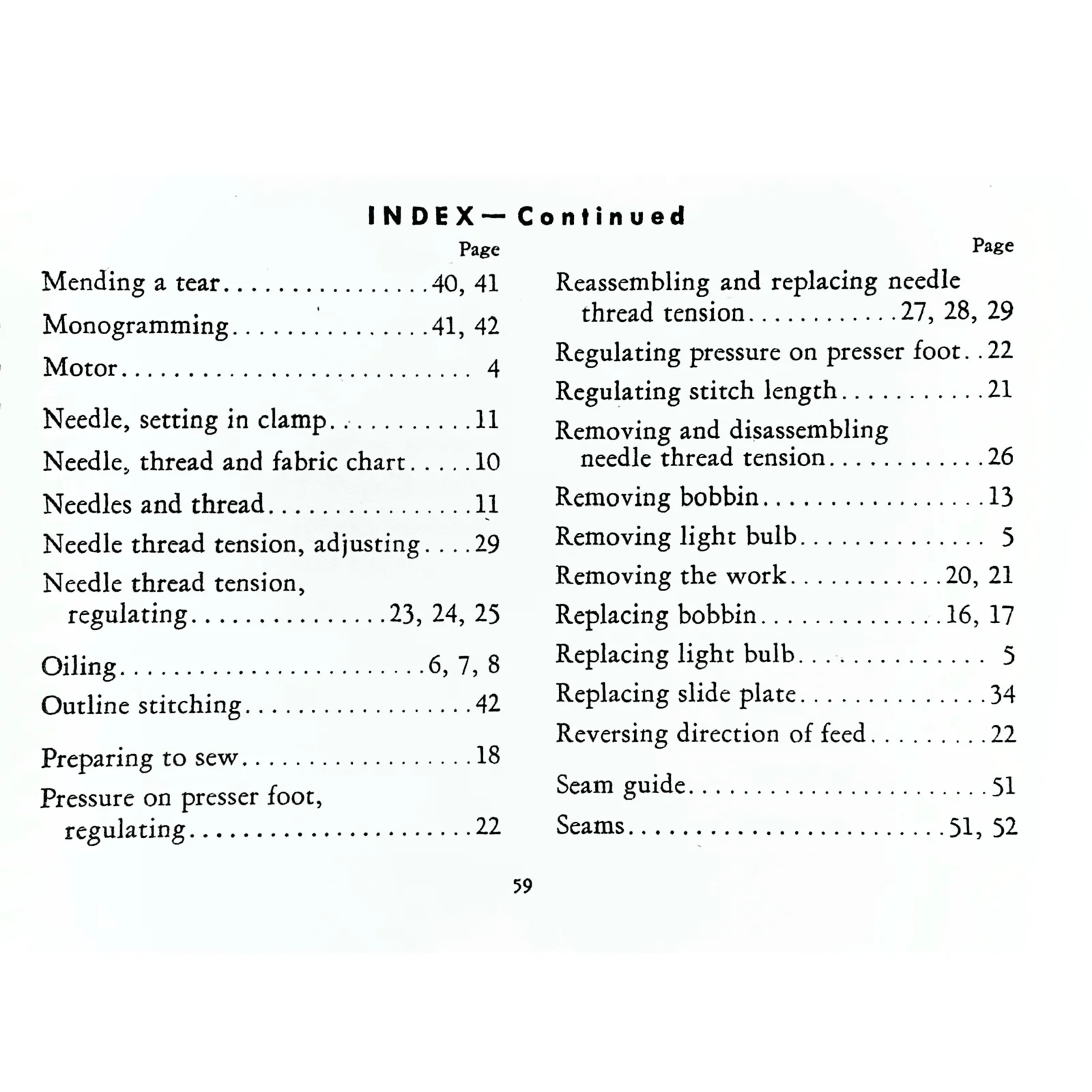 New Singer 99K 99-31 Sewing Machine Instruction Manual Coil Bound - Image 7