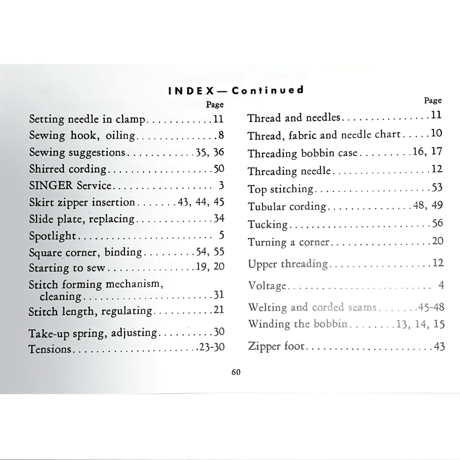 New Singer 99K 99-31 Sewing Machine Instruction Manual Coil Bound - Image 8