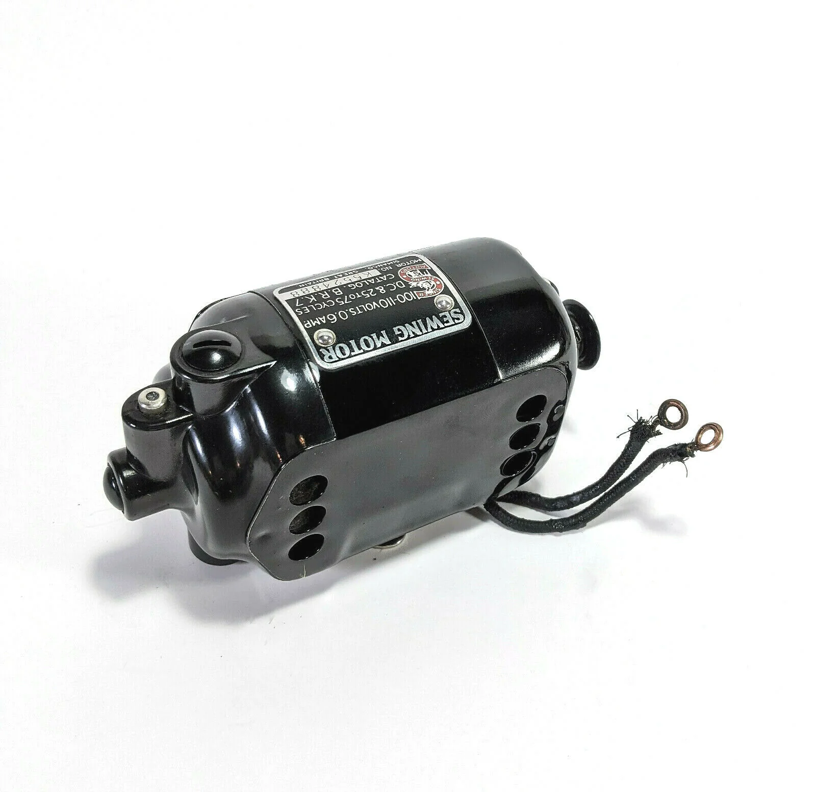 Singer Sewing Machine B.R.7 Motor Original Simanco 99 66 15-90 128 B.R.K.7 - Image 4