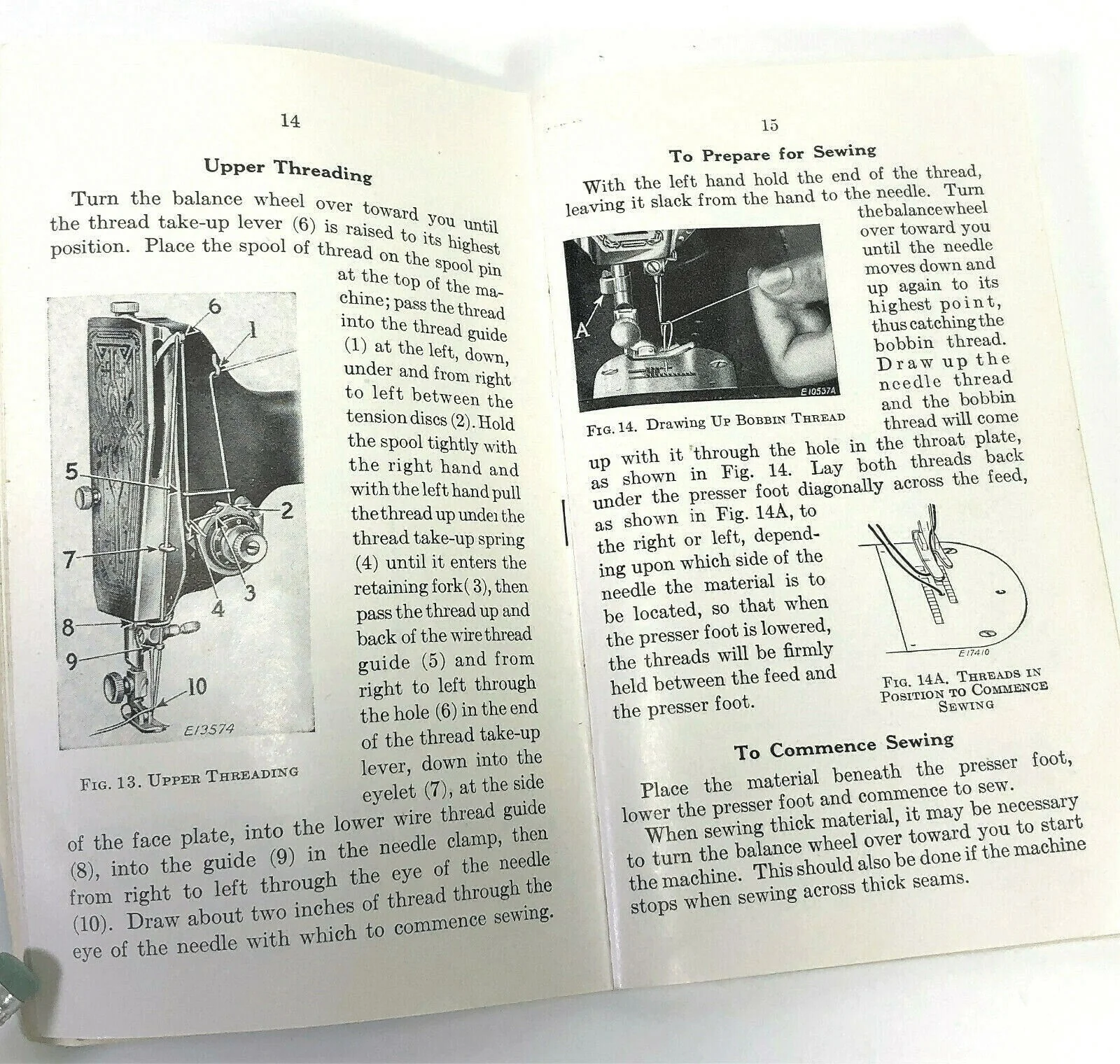 Singer Featherweight 221 Sewing Machine Instruction Manual Vintage Original 1941 - Image 3