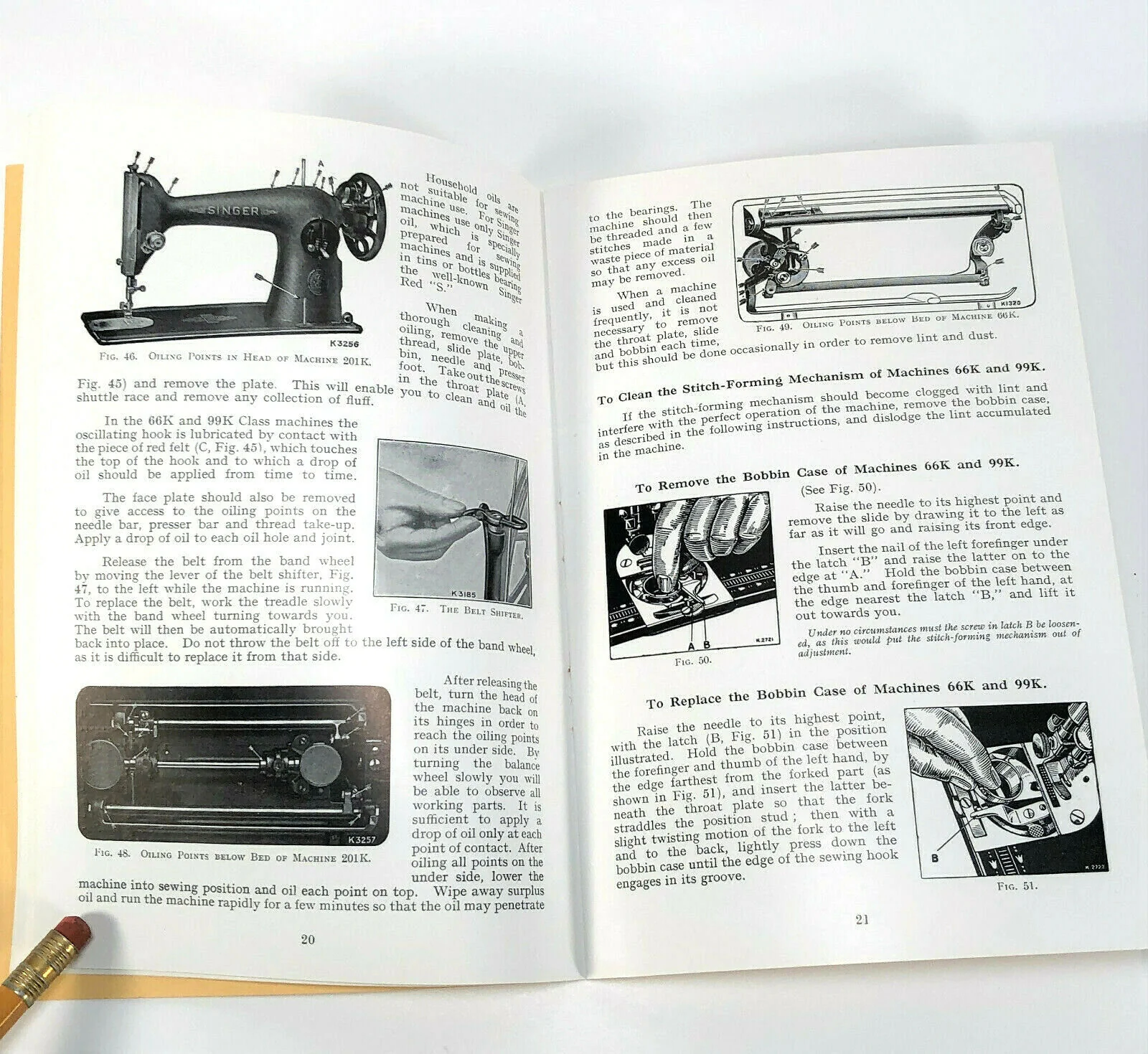 Singer Manual of Family Sewing Machines Students School Instruction Book 1948 - Image 5