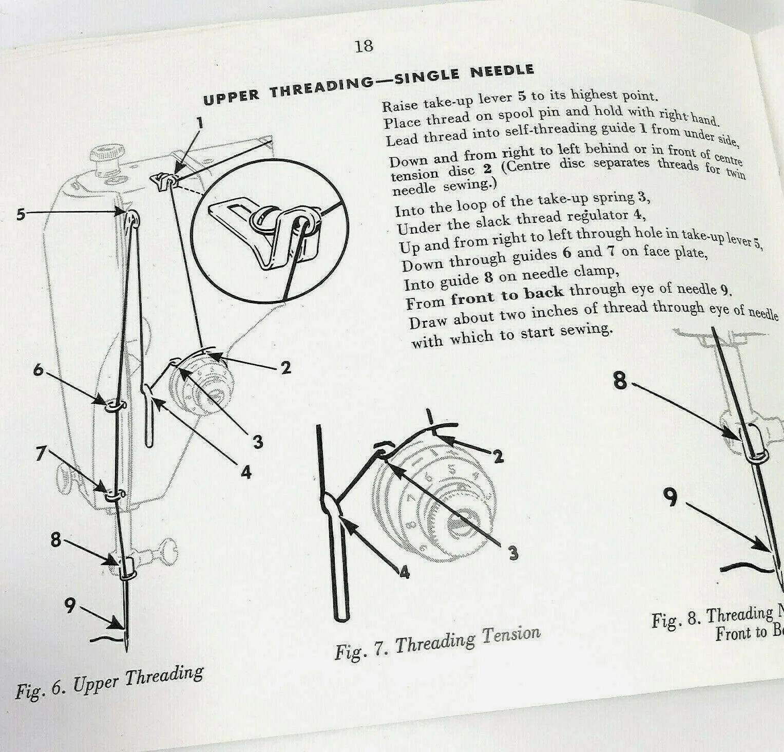 Singer Model 319 319K Sewing Machine Instruction Manual Vintage Original 1956 - Image 3
