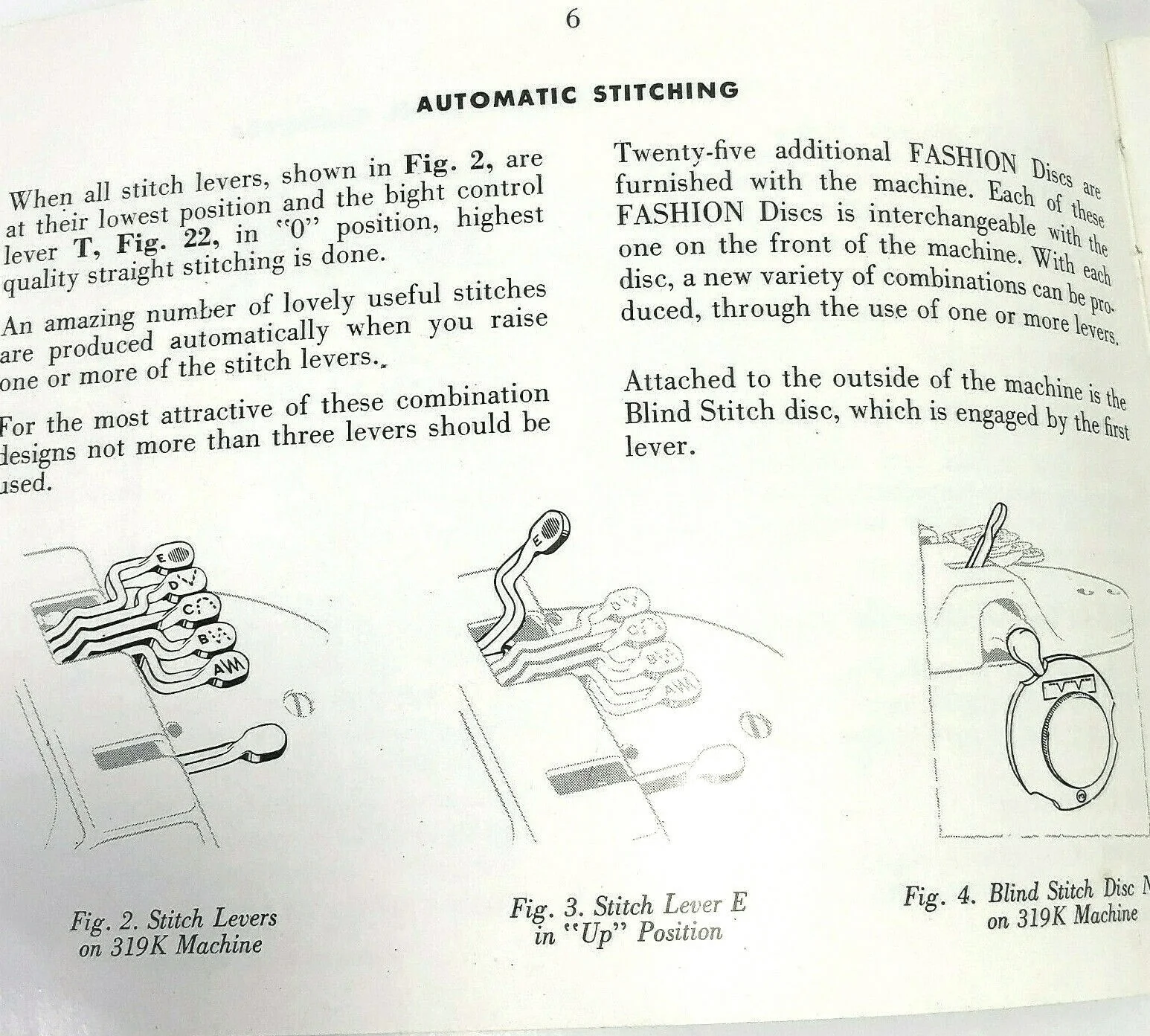 Singer Model 319 319K Sewing Machine Instruction Manual Vintage Original 1956 - Image 5