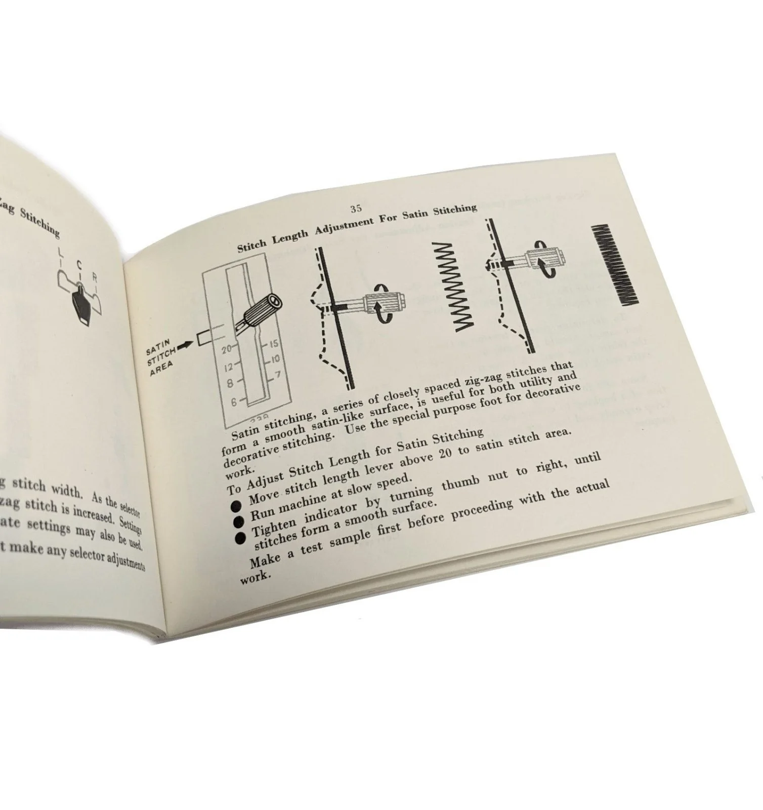 Singer Model 338 Sewing Machine Instruction Manual Vintage Original 1964 - Image 3