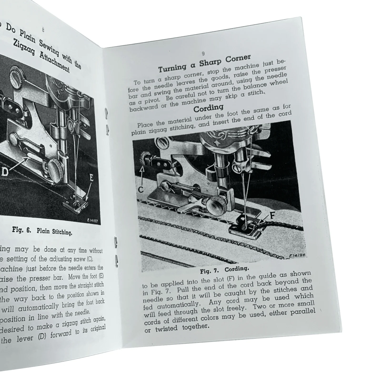 Singer Sewing Machine Adjustable Zigzag Attachment 121706 Instruction Manual New Reproduction - Image 2