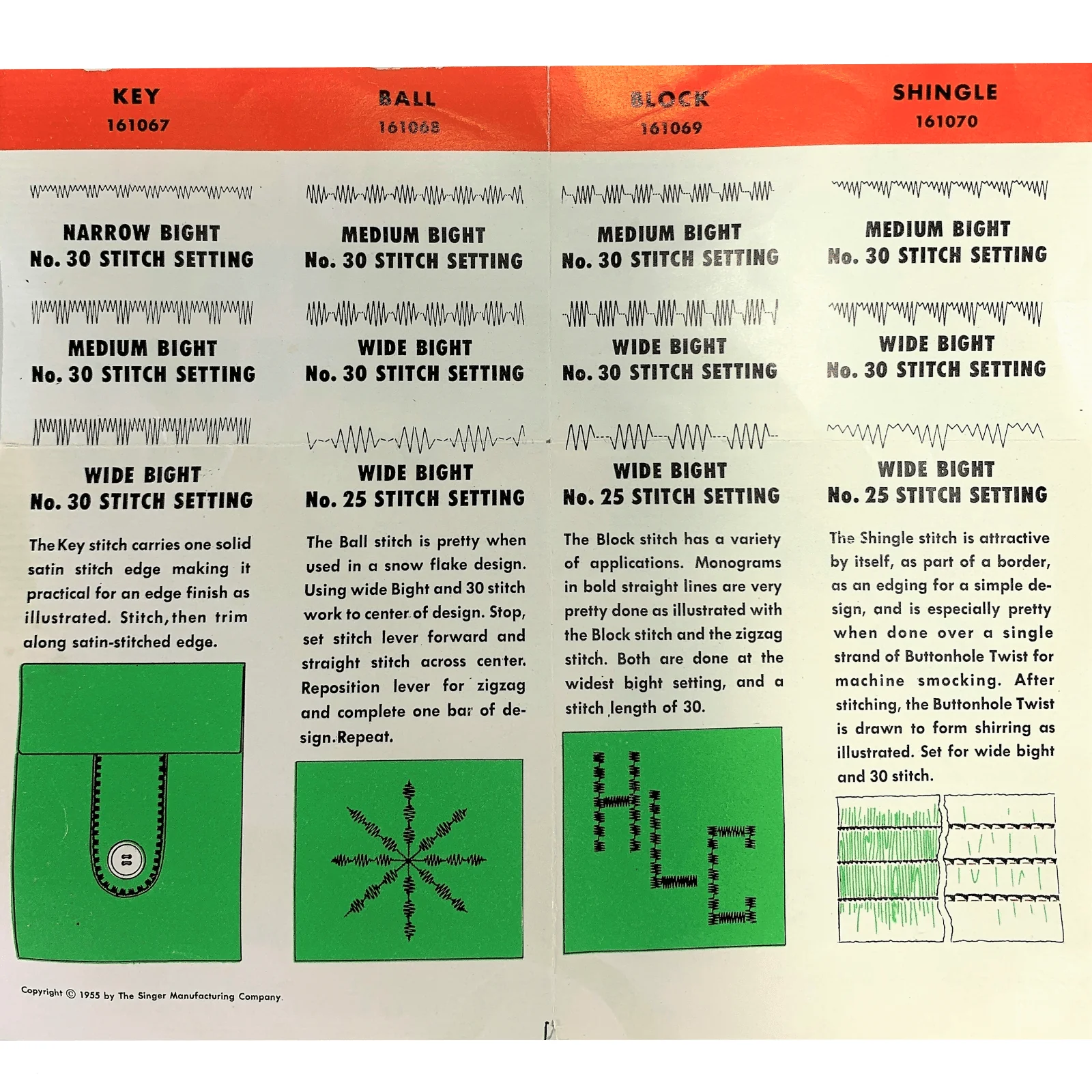 Singer Sewing Machine Automatic Zigzagger Stitch Pattern Cam Set No 3 Blue Simanco - Image 2