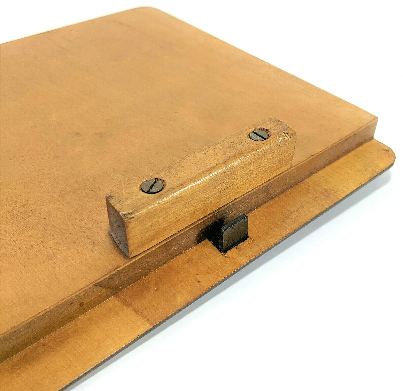 Singer Sewing Machine Bentwood Case Bed Extension with Rare US Mounting Clip - Image 5