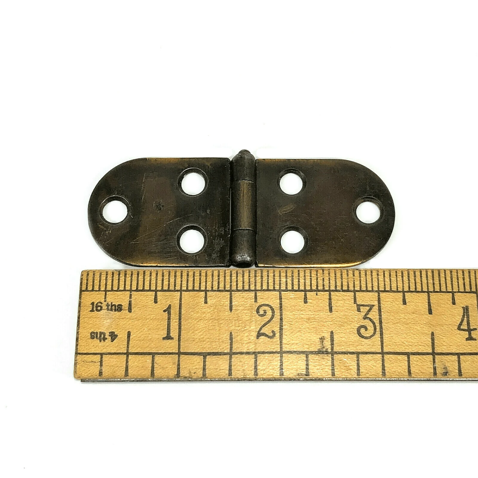 Singer Sewing Machine Cabinet Treadle Lid Hinges Bronze Copper Simanco 28234 - Image 2