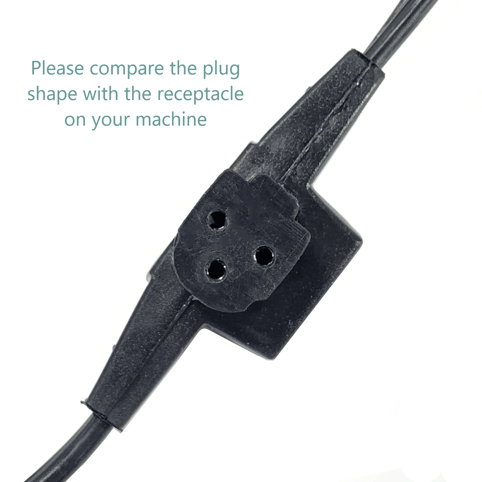 Singer Sewing Machine Electronic Foot Controller 3 Pin Plug 337 338 347 348 457 476 477 - Image 2
