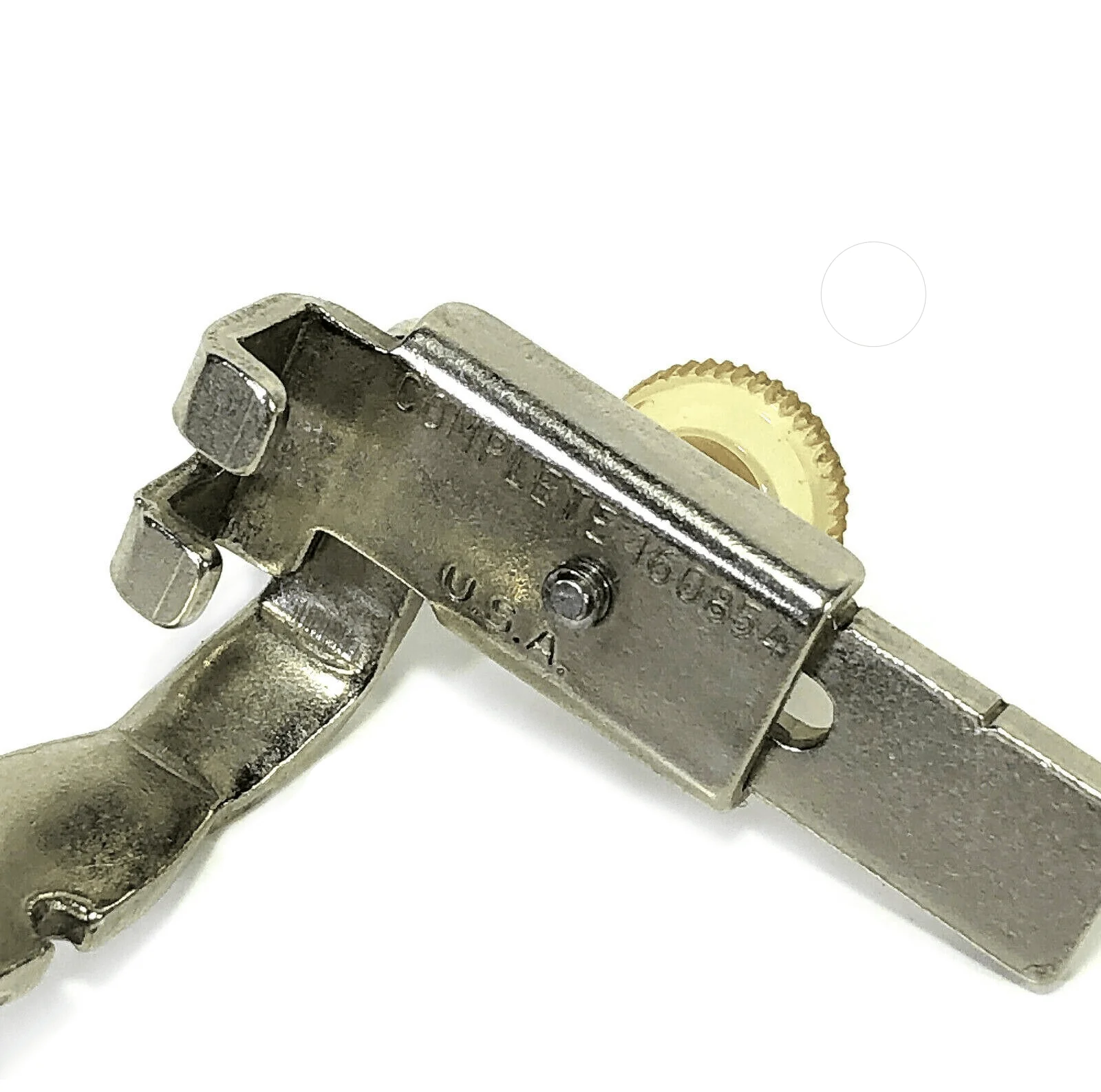 Singer Sewing Machine Low Shank Adjustable Zipper Cording Foot Simanco 160854 121877 - Image 2