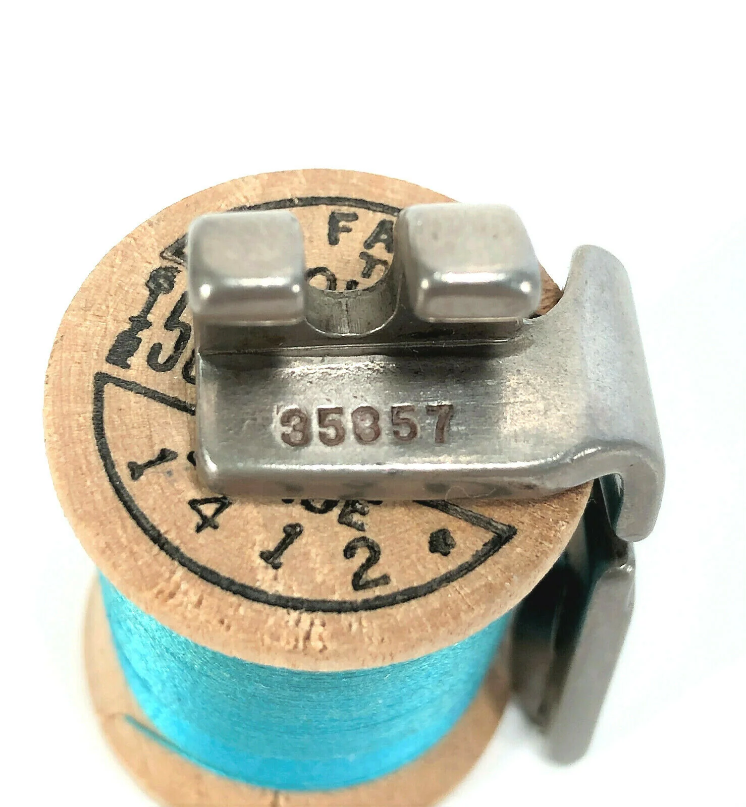 Singer Sewing Machine Low Shank Rolled 1/8" Hemmer Presser Foot Attachment Simanco 35857 - Image 2