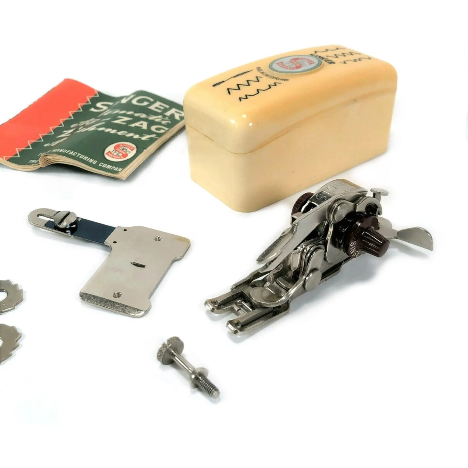 Singer Sewing Machine Low Shank Swiss Automatic Zigzag Attachment Simanco 160990 - Image 2