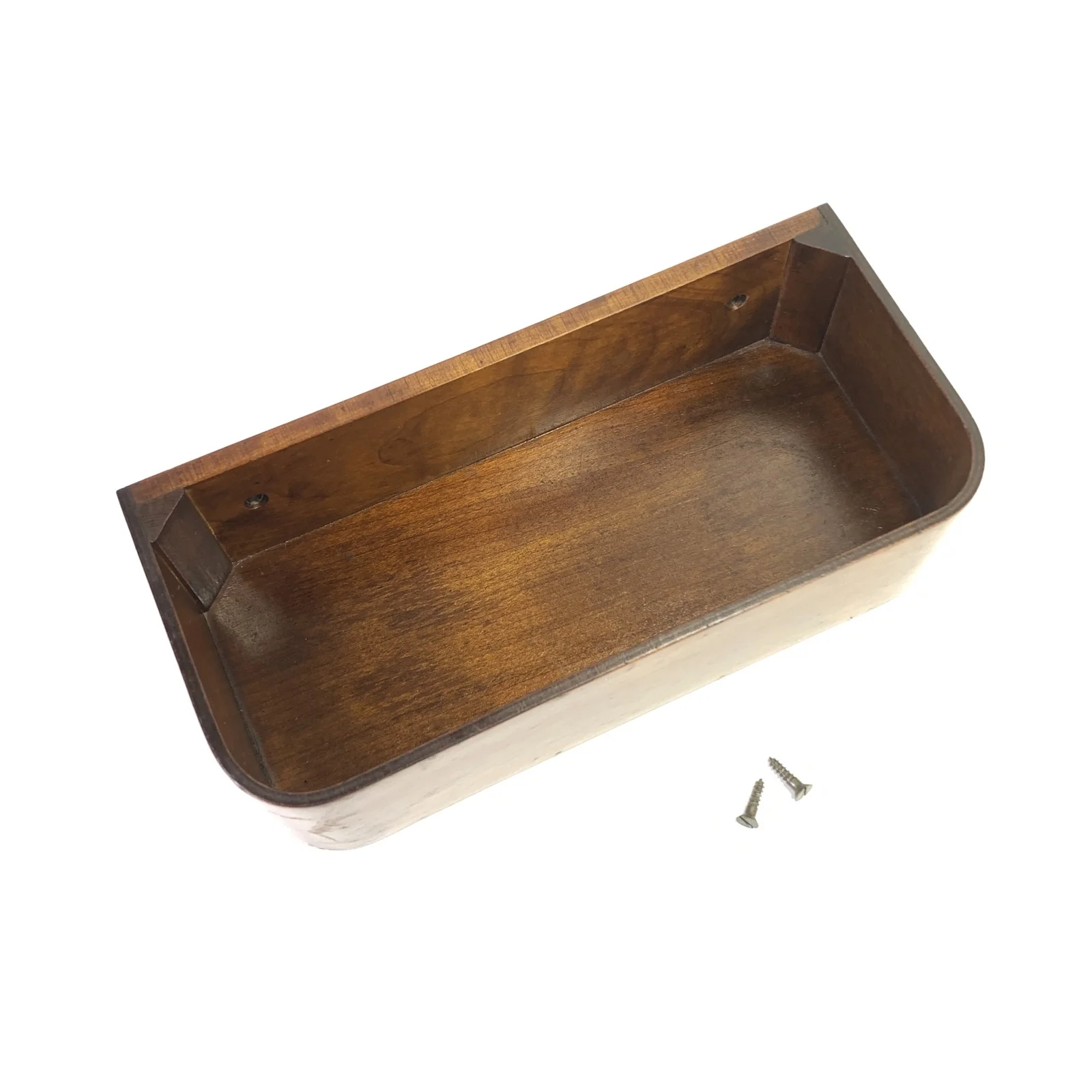 Singer Sewing Machine No 49 Cabinet Door Mounted Walnut Accessory Tray - Image 2