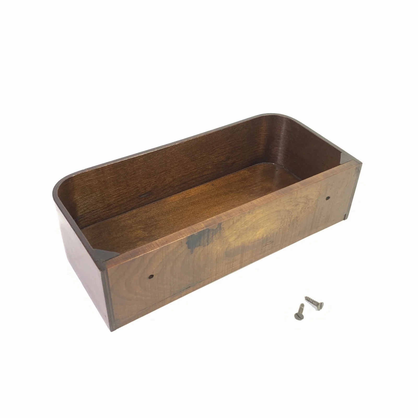 Singer Sewing Machine No 49 Cabinet Door Mounted Walnut Accessory Tray - Image 3