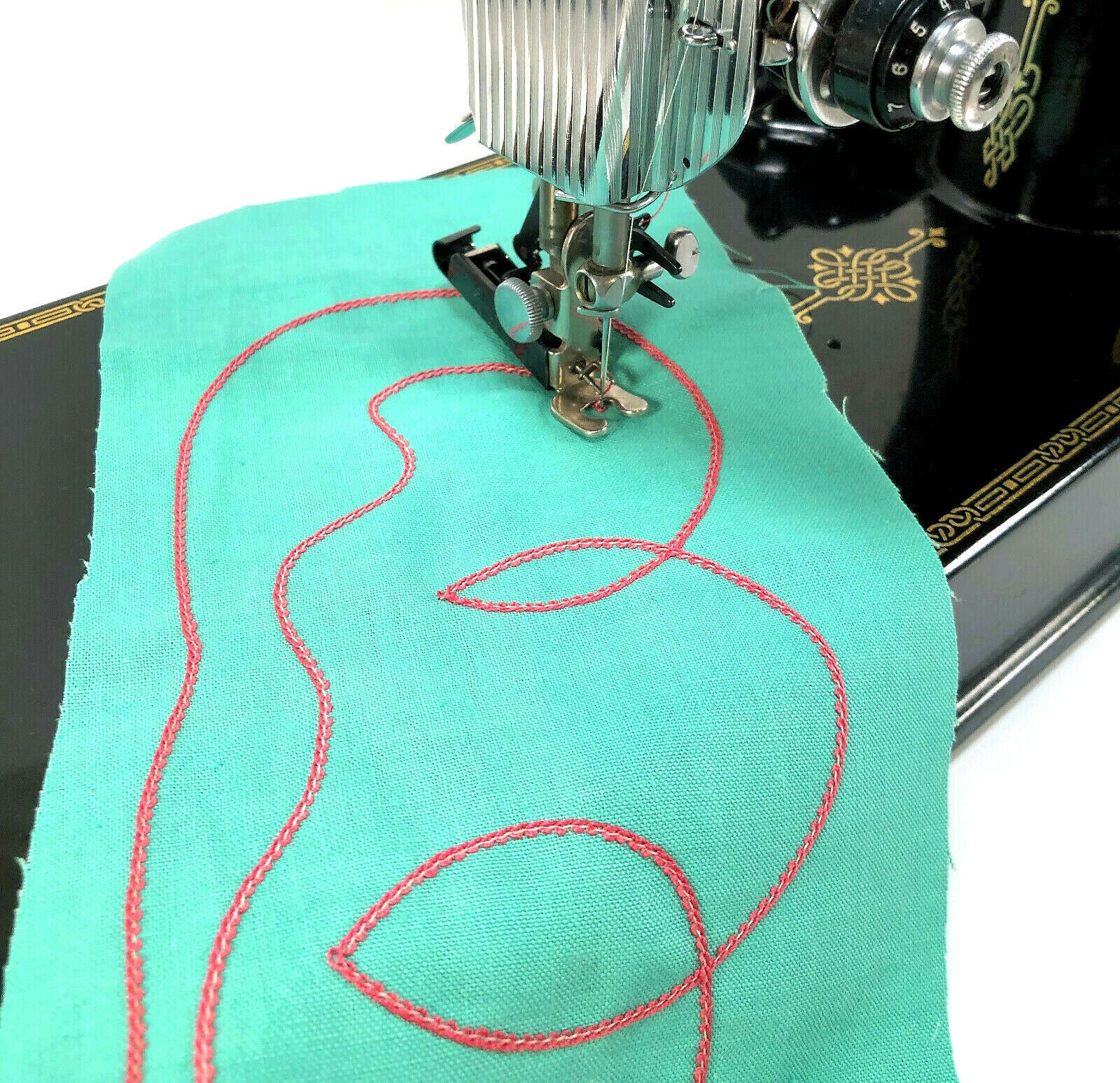 Singer Sewing Machine Single Thread Embroidery Attachment Simanco 26538 - Image 4