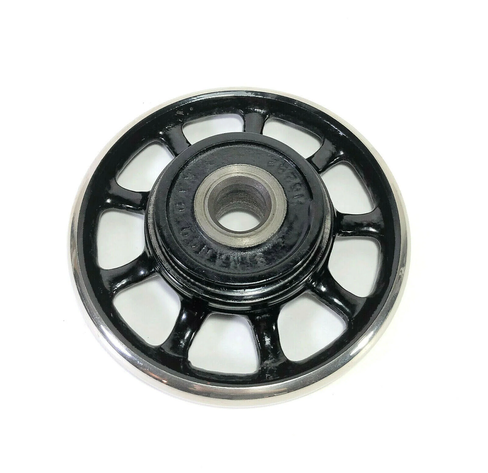 Singer Sewing Machine Spoked Nickel Rim Balance Hand Wheel Simanco 15282 - Image 4