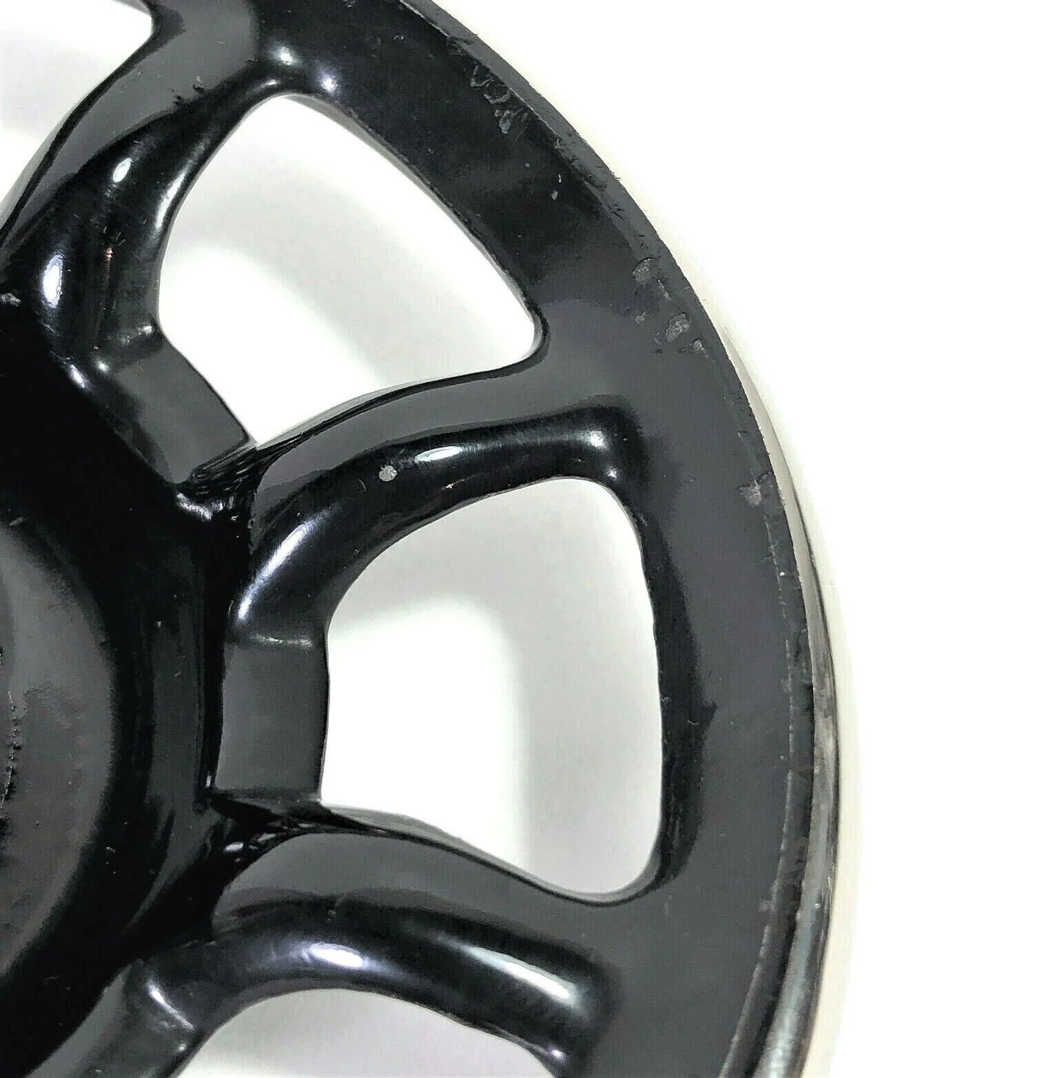 Singer Sewing Machine Spoked Nickel Rim Balance Hand Wheel w Stop Motion Knob Simanco 15282 - Image 3
