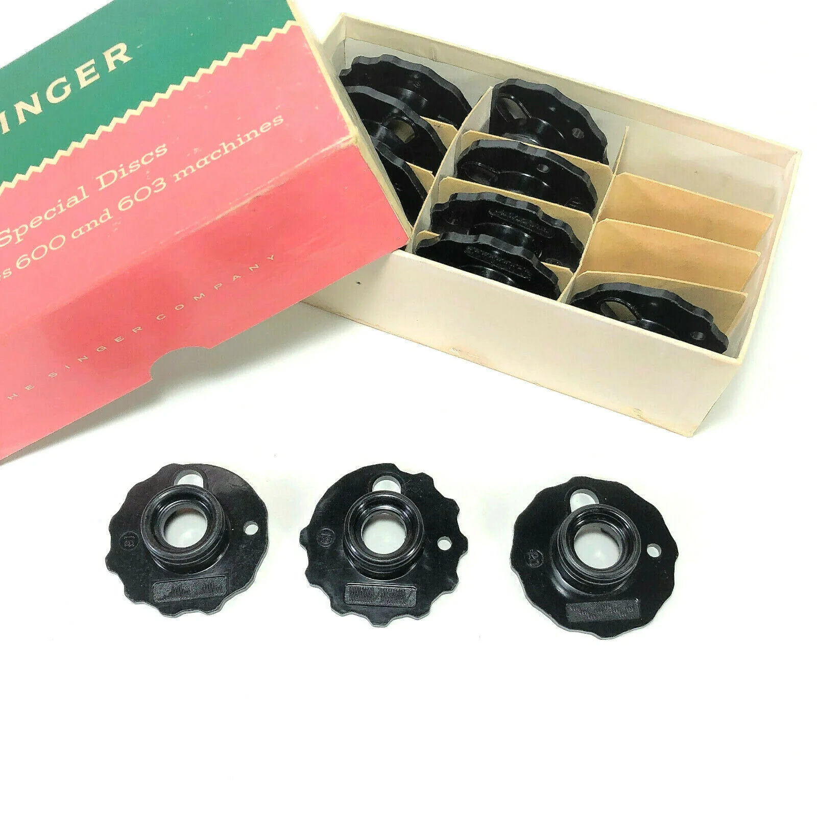 Singer Sewing Machine Top Hat Cams Special Stitch Disc Set 401 403 500 503 600 Series - Image 2