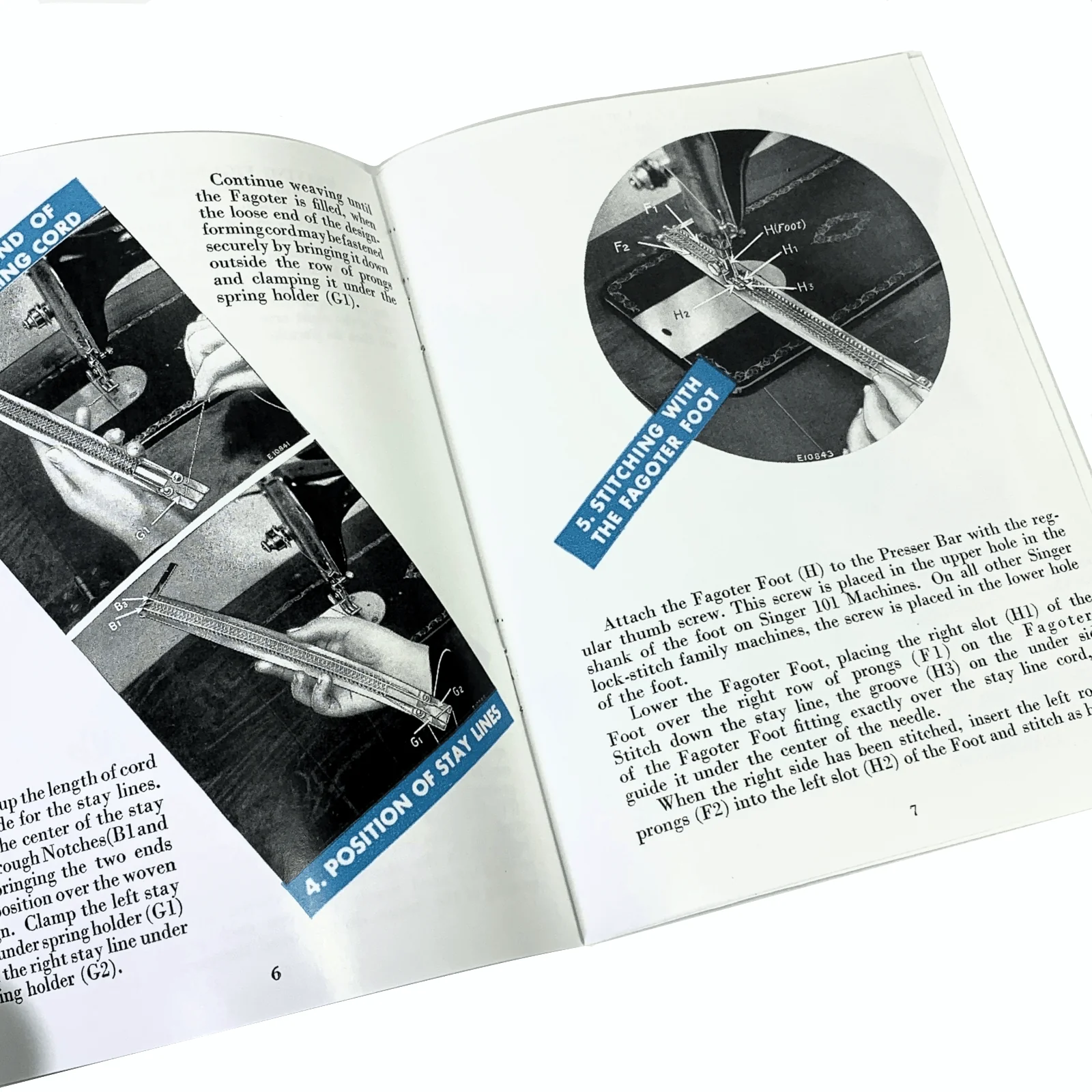 Singer Singercraft Fagoter 121255 Instruction Manual New Reproduction - Image 2